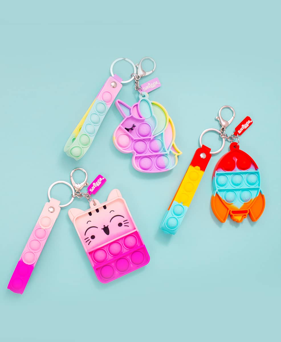 Poppies Cat Keyring