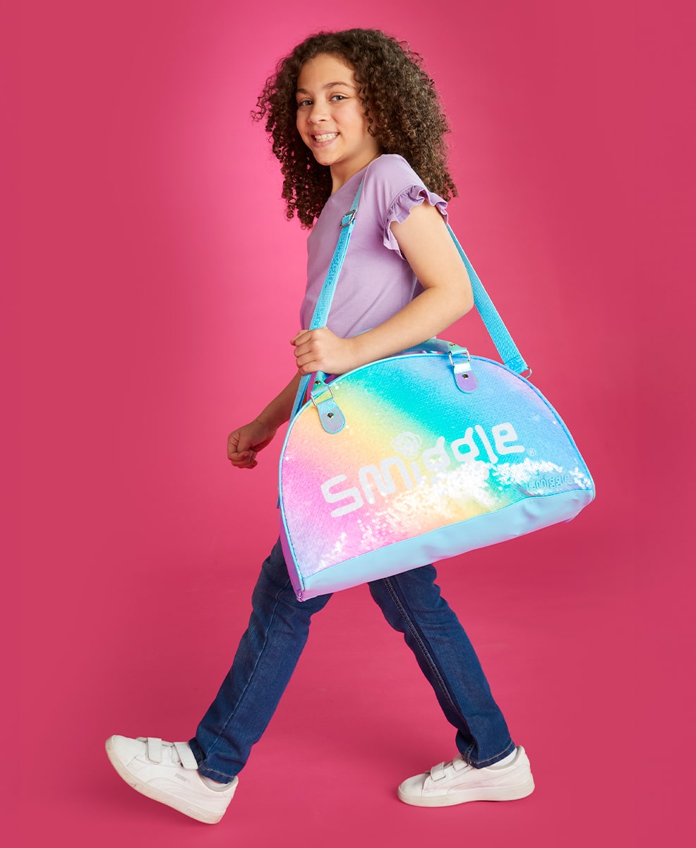 Smiggle Unicorn Lilac Suitcase on Wheels Bag - Sky Collection