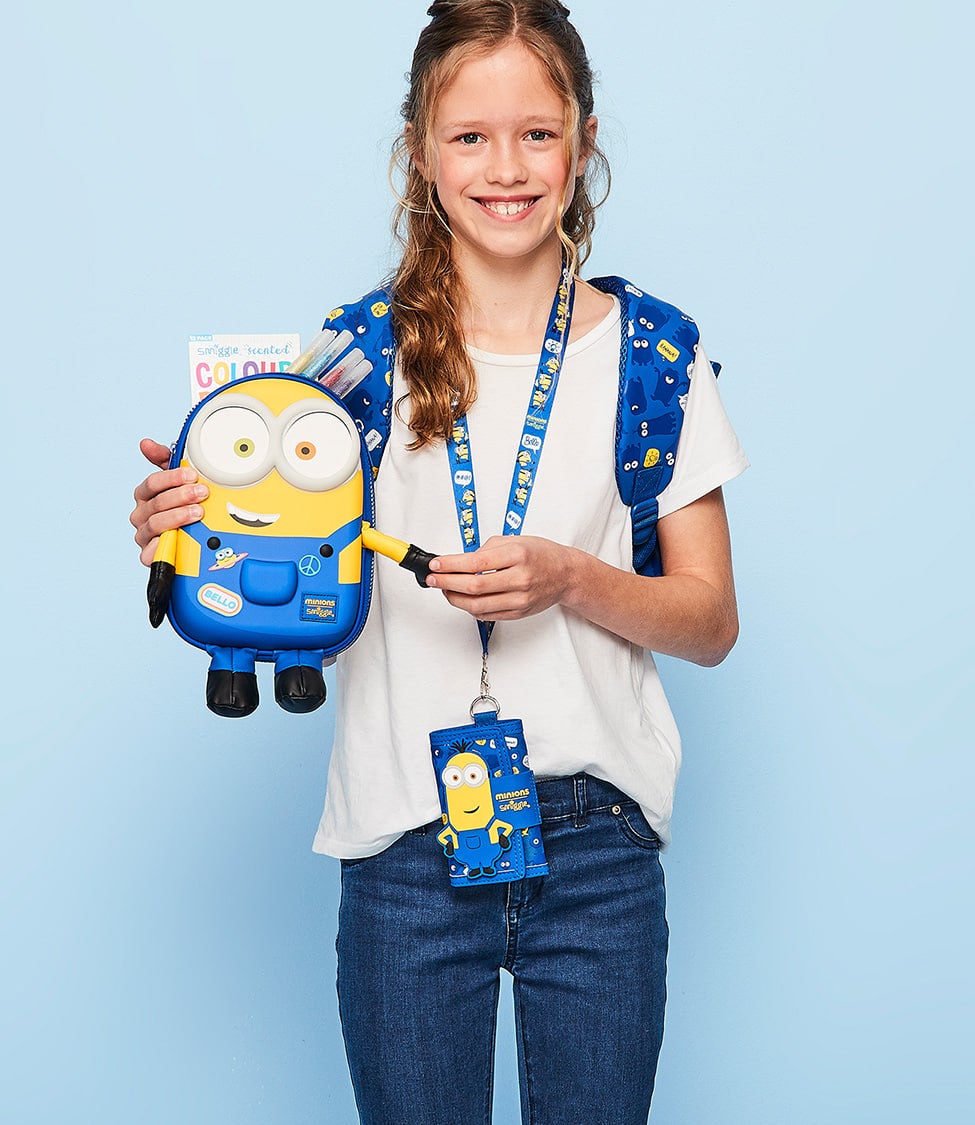 Minion smiggle school bag, Hobbies & Toys, Stationery & Craft