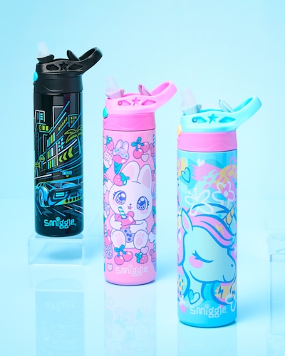 Flip Straw Water Bottles