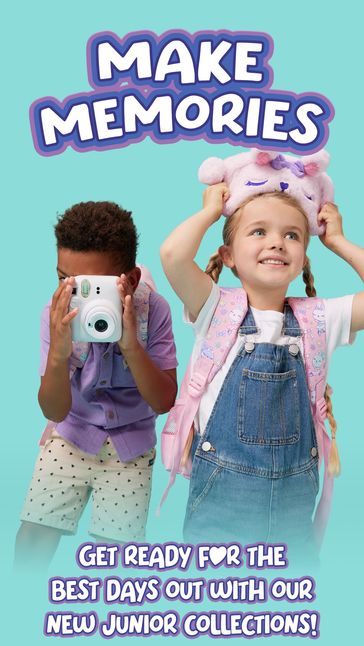 Make Memories | Get ready for the best days out with our Junior Collections!