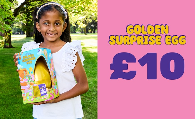 Golden Surprise Egg £10