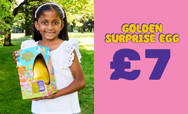 Golden Surprise Egg £8