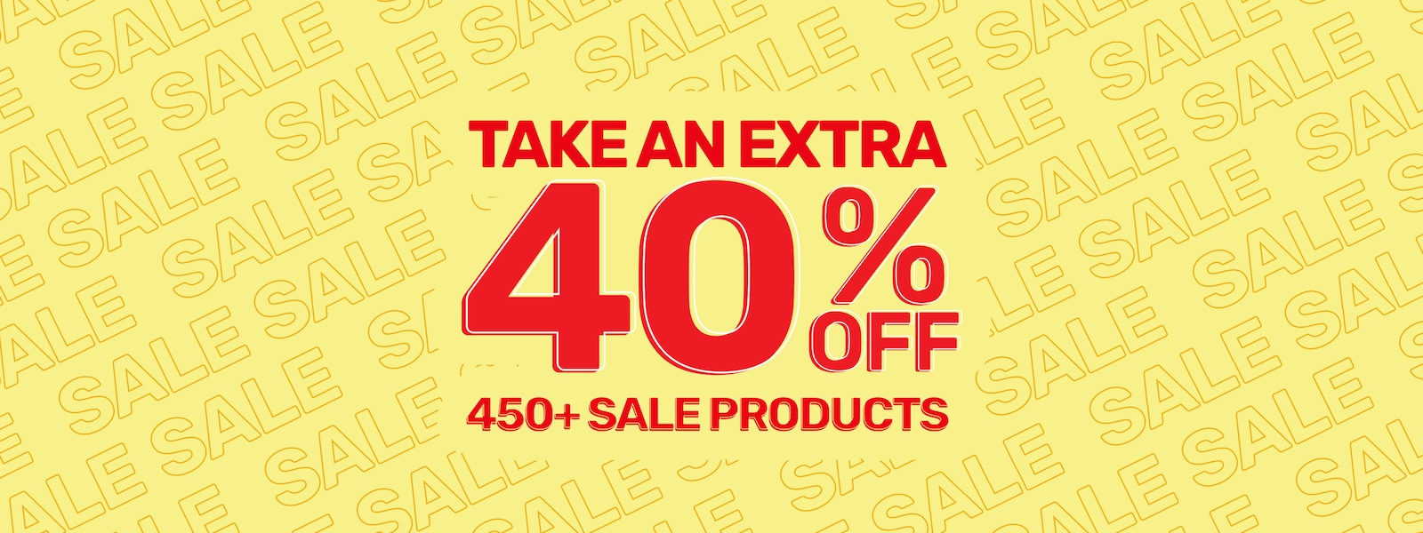 Take An Extra 40% off sale