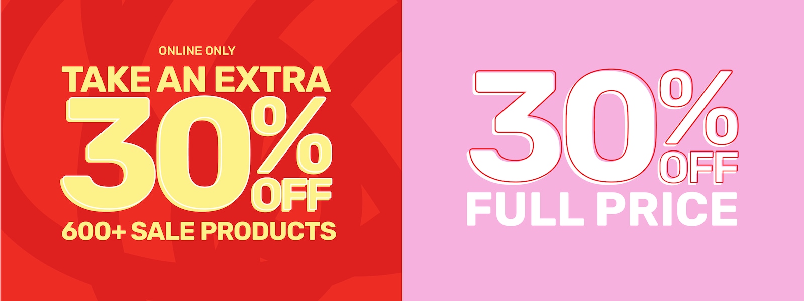 Take a further 30% off Sale