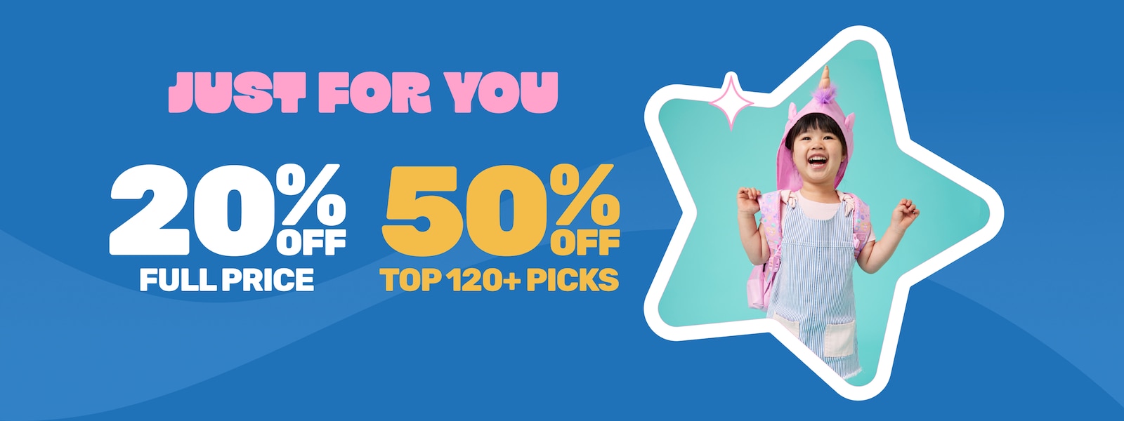 20% Off Full Price | 50% Off 120+ Top Picks