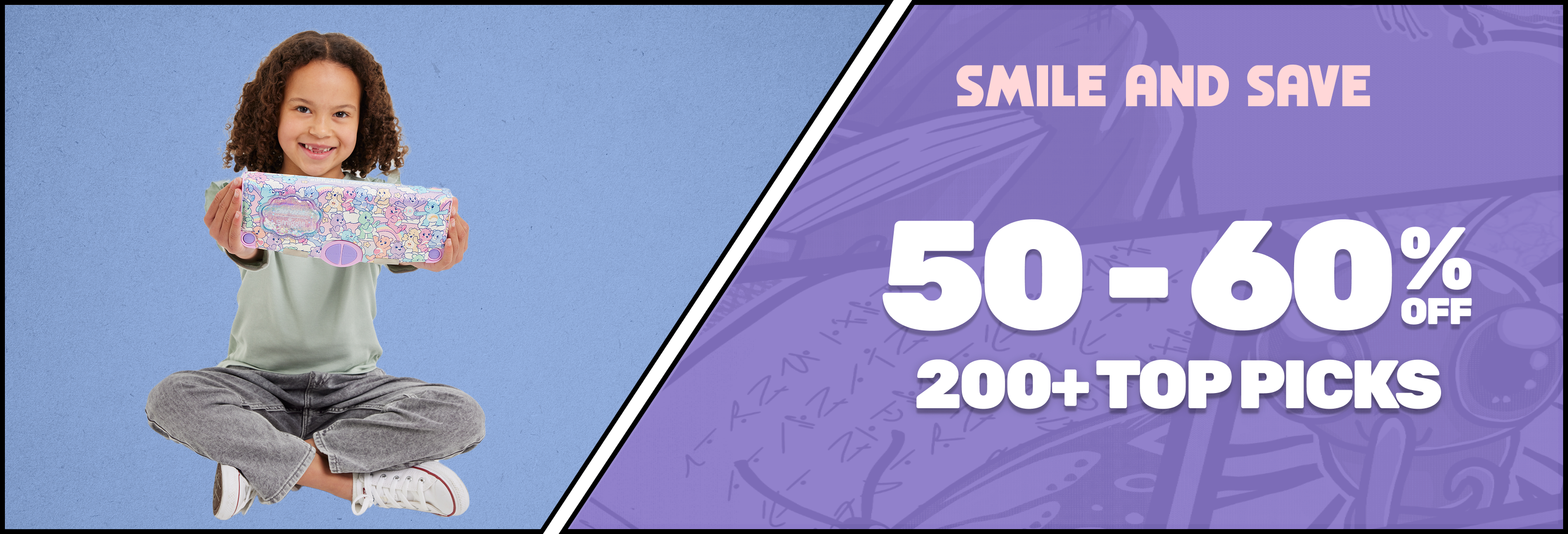 50-60% off 150+ Top Picks