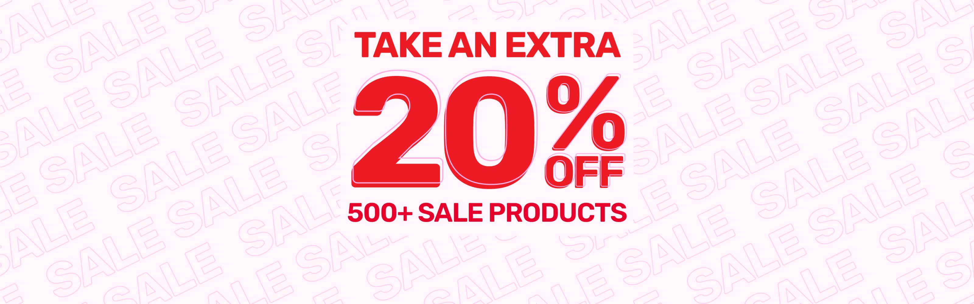 Take An Extra 20% off XX Sale Products