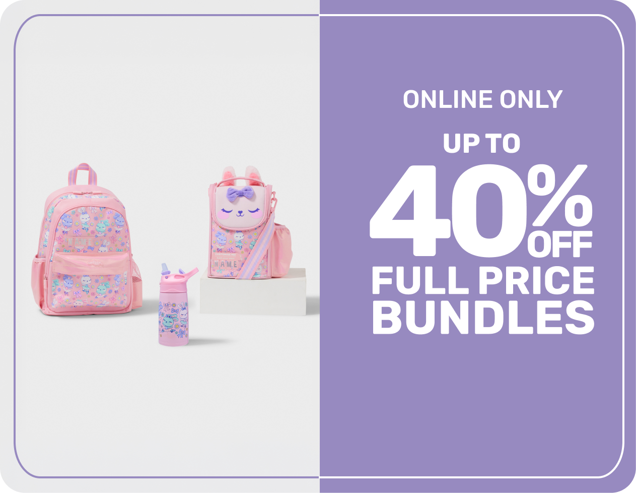 Online Only Up To 40% Off Full Price Bundles