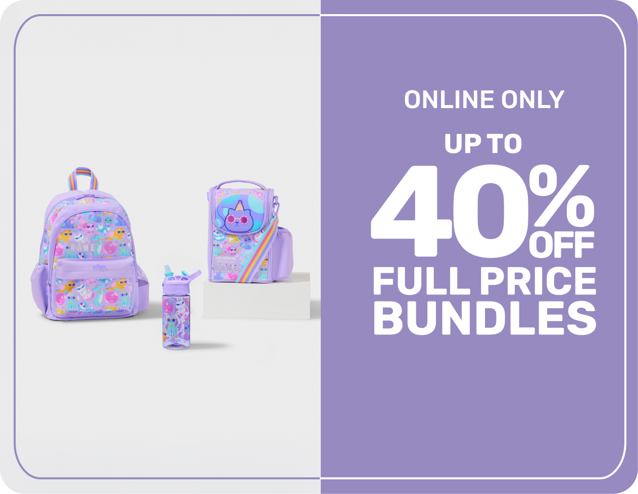Online Only Up To 40% Off Full Price Bundles