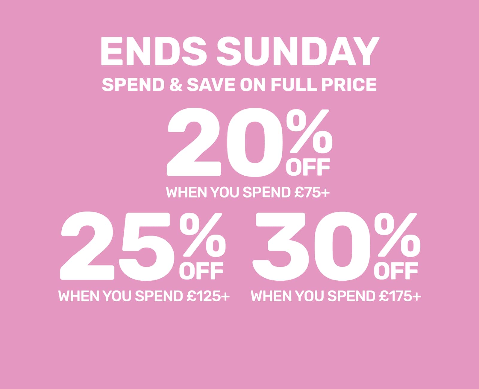 Spend & Save On Full Price