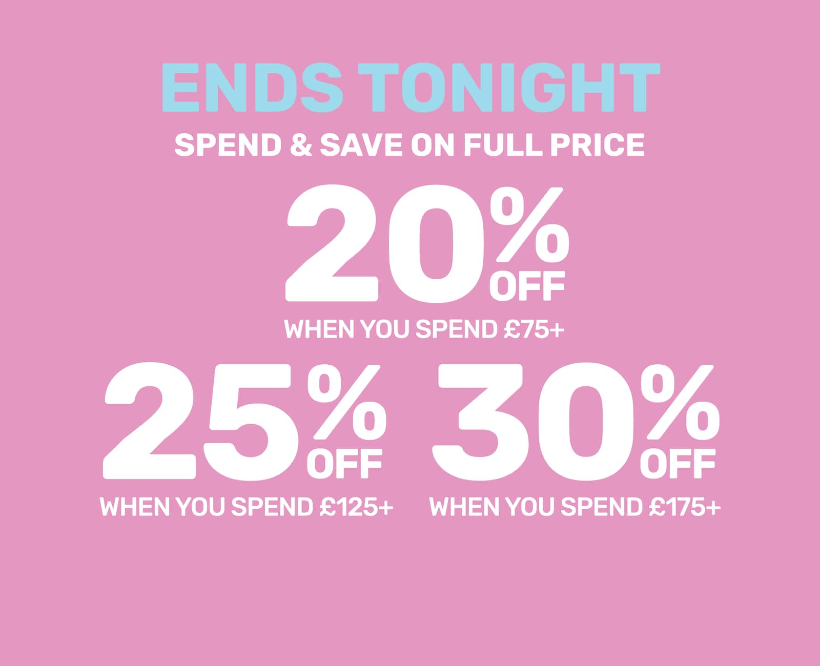 Spend & Save On Full Price