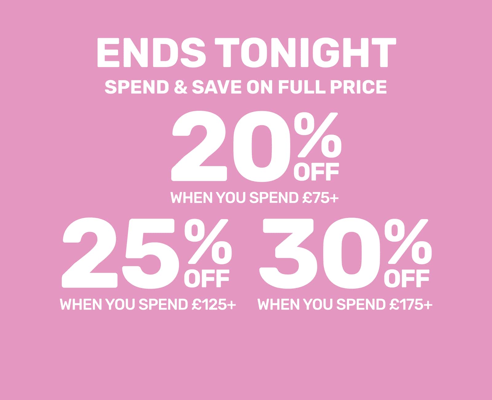 Spend & Save On Full Price