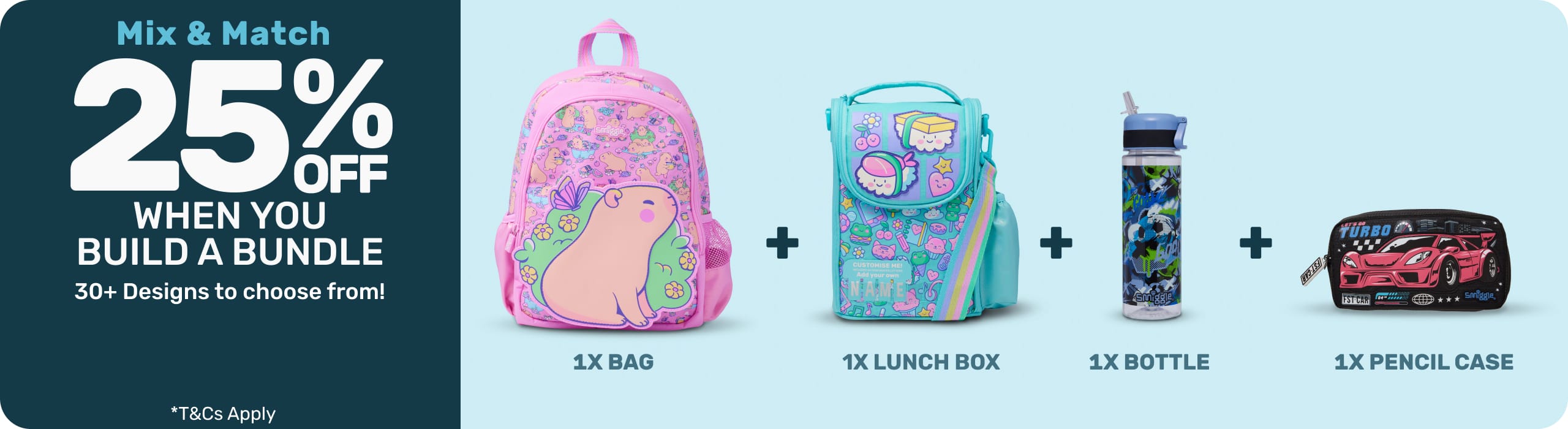 Mix & Match 25% Off When You Build A Bundle