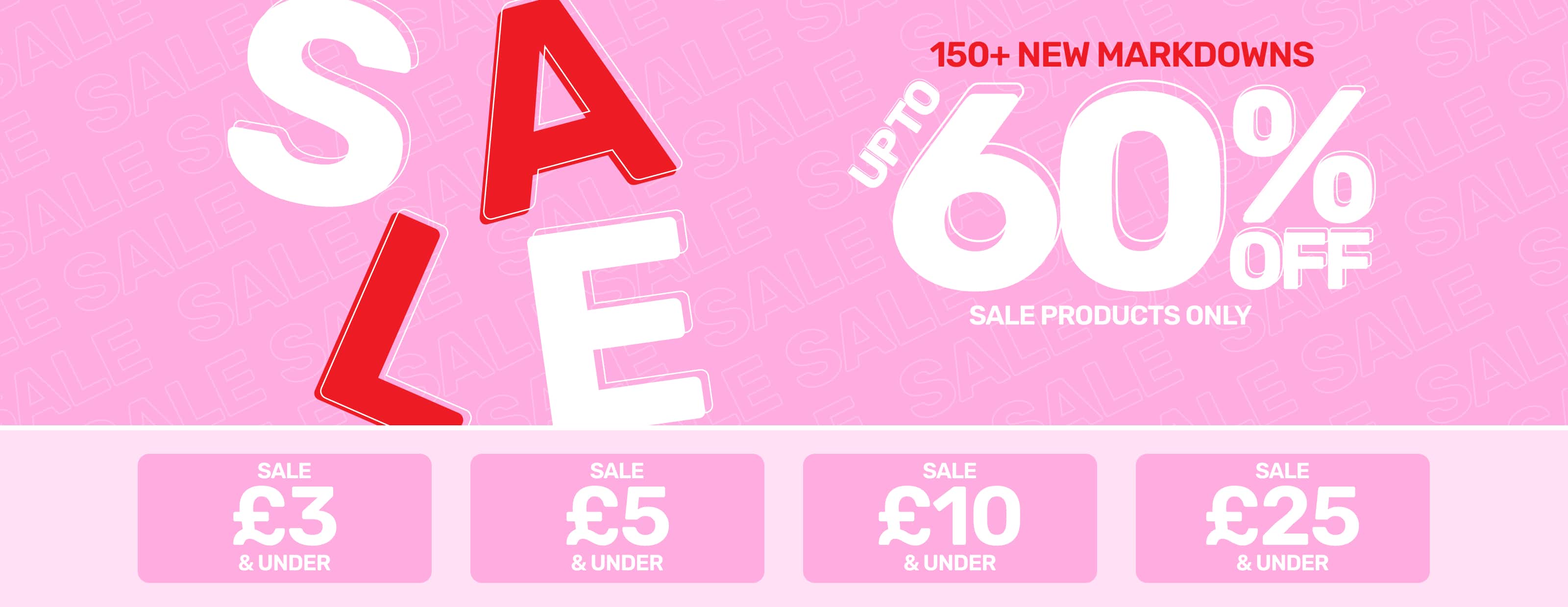 Up to 60% Off 150+ New Markdowns