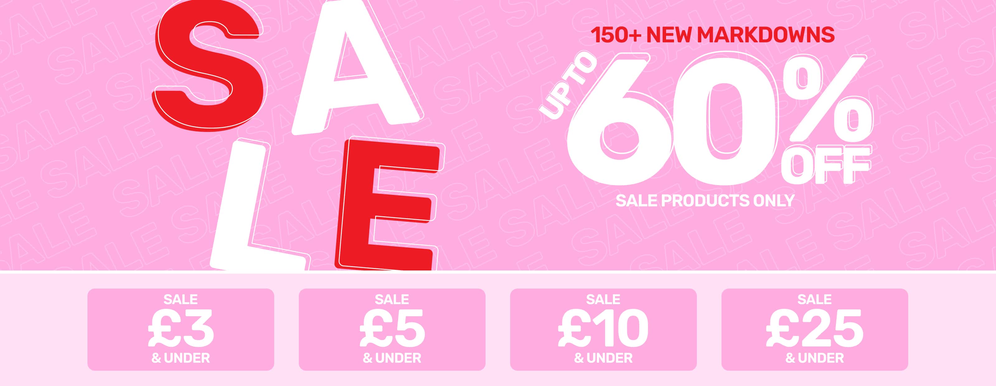 Up to 60% Off 150+ New Markdowns