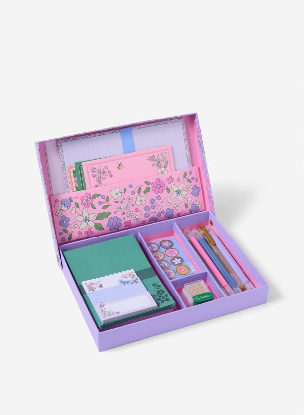 Floral Letter Writing Box