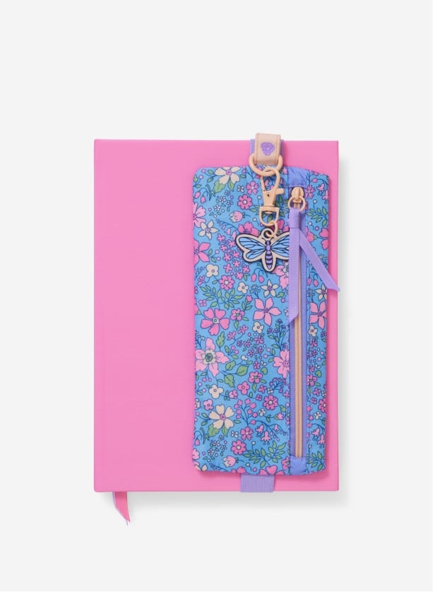 Floral A5 Notebook & Zip Pouch