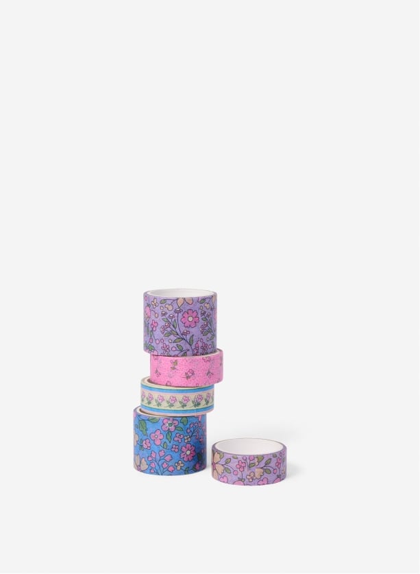 Floral Washi Tape 5 Pack