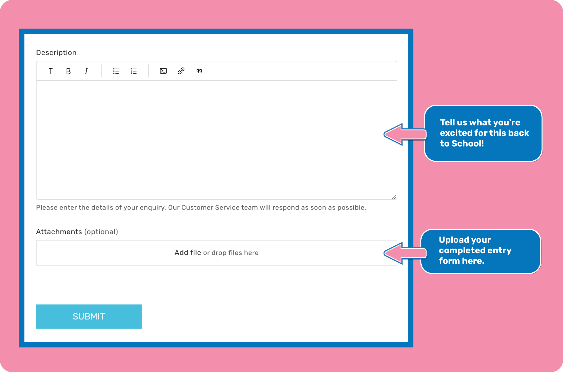 Malaysia Back To School Competition Form