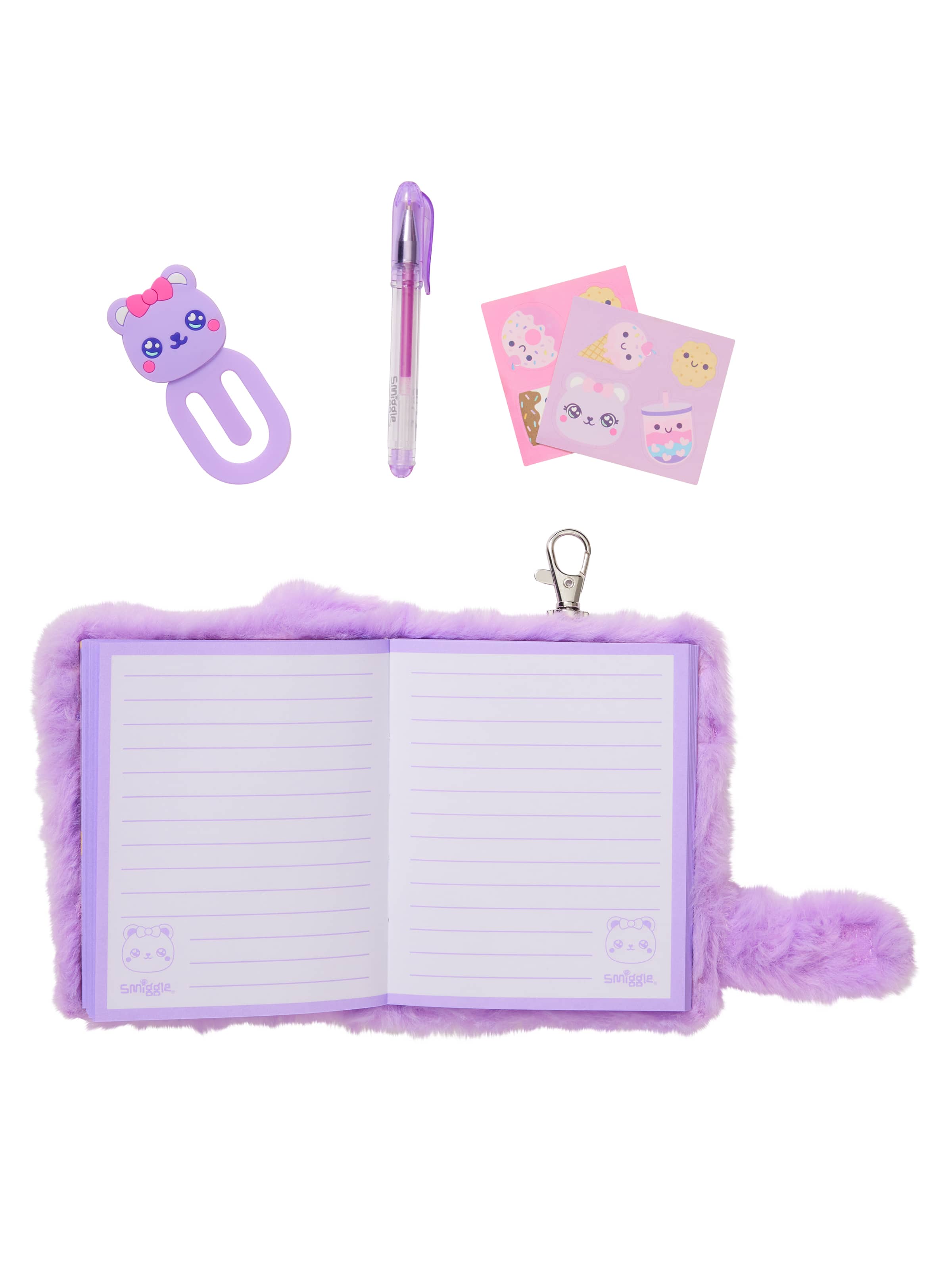 Image for Sweets Mini Pen Pal Notepad Keyring from Smiggle