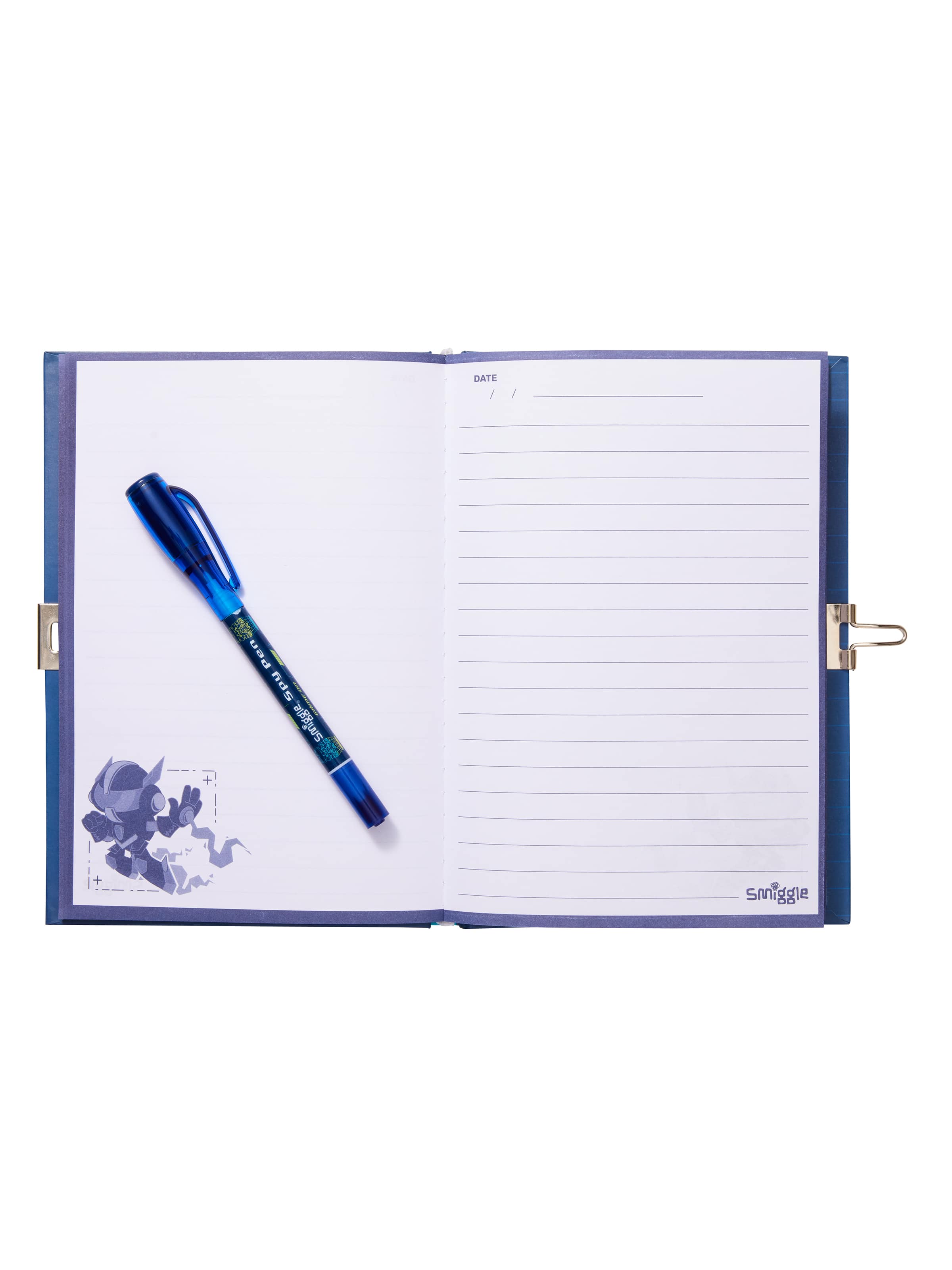 A5 Lockable Notebook With Spy Pen