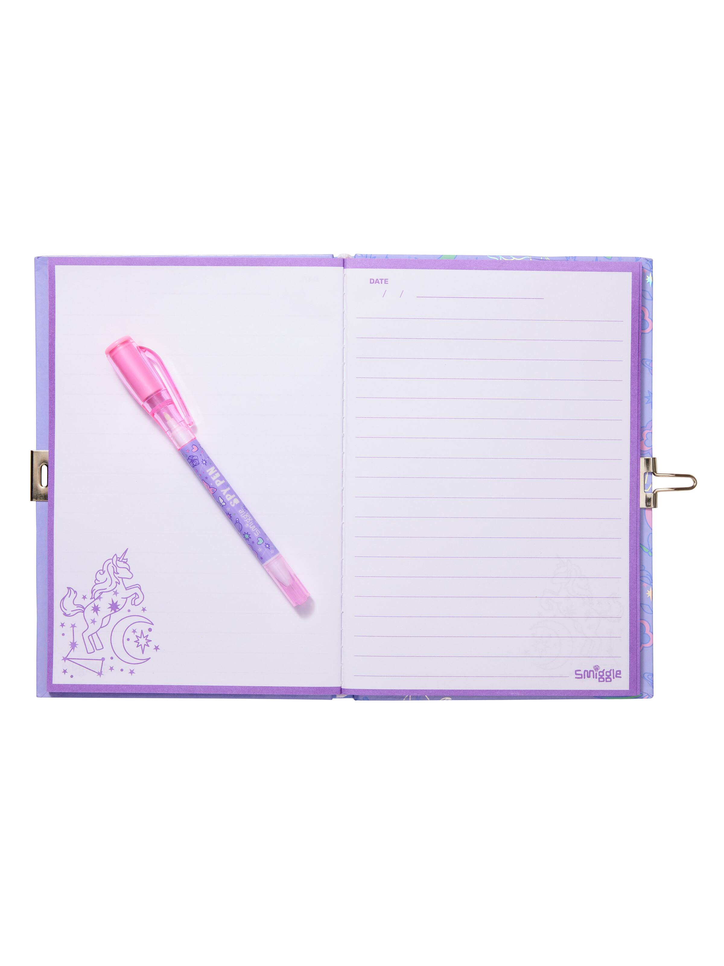 A5 Lockable Notebook With Spy Pen
