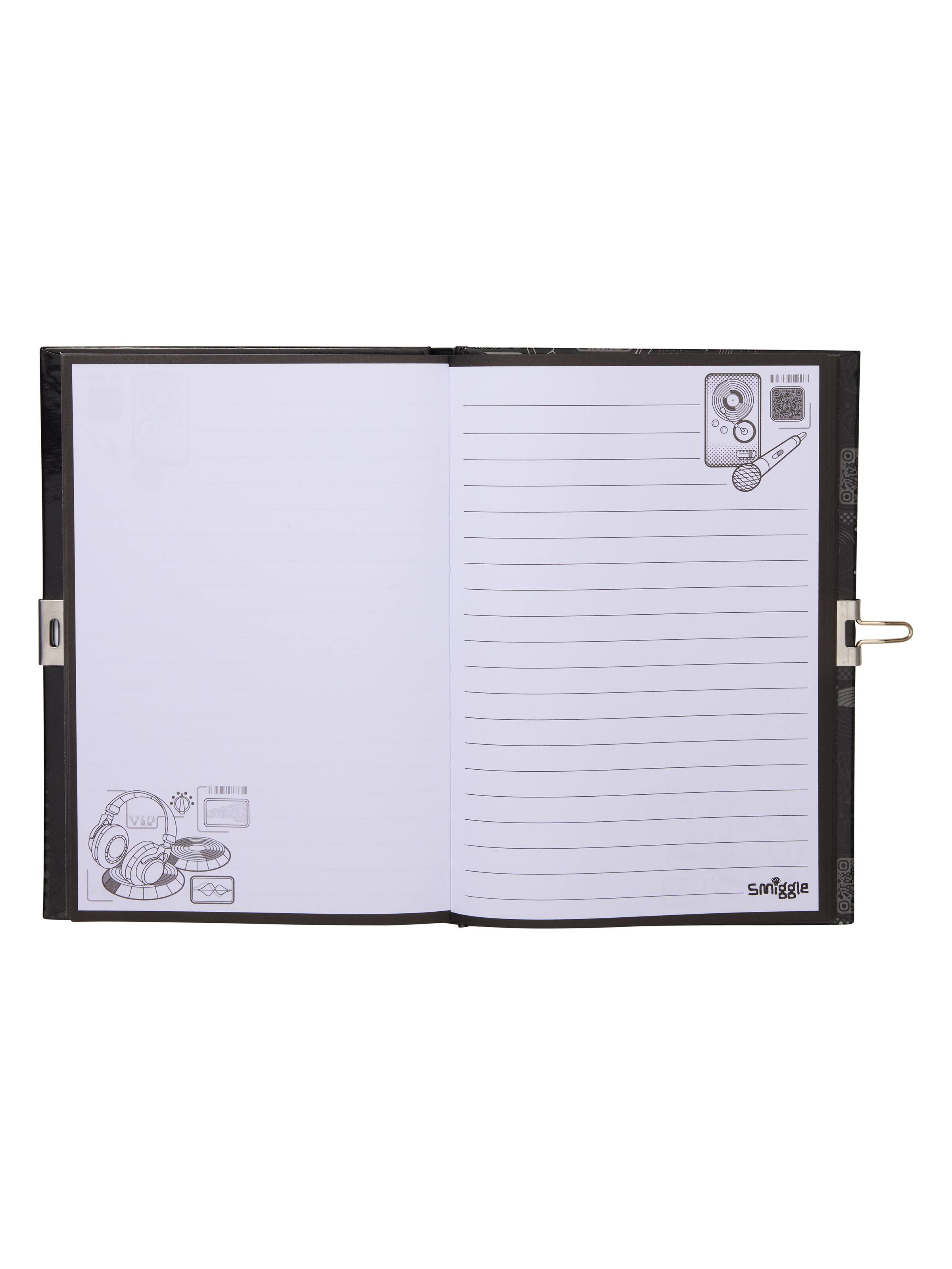 A5 Lockable Notebook With Spy Pen