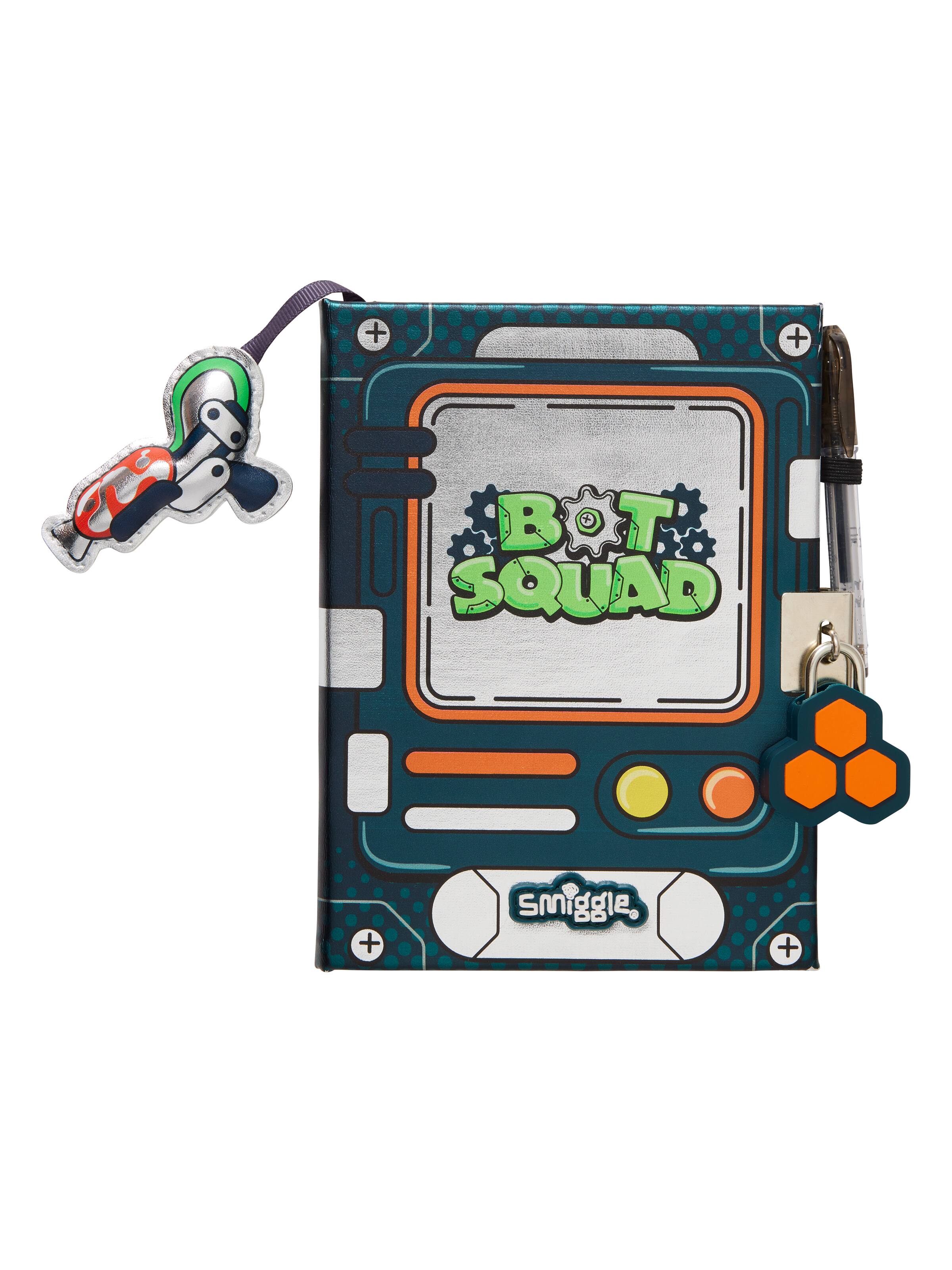Bot Squad Mini Lockable Notebook