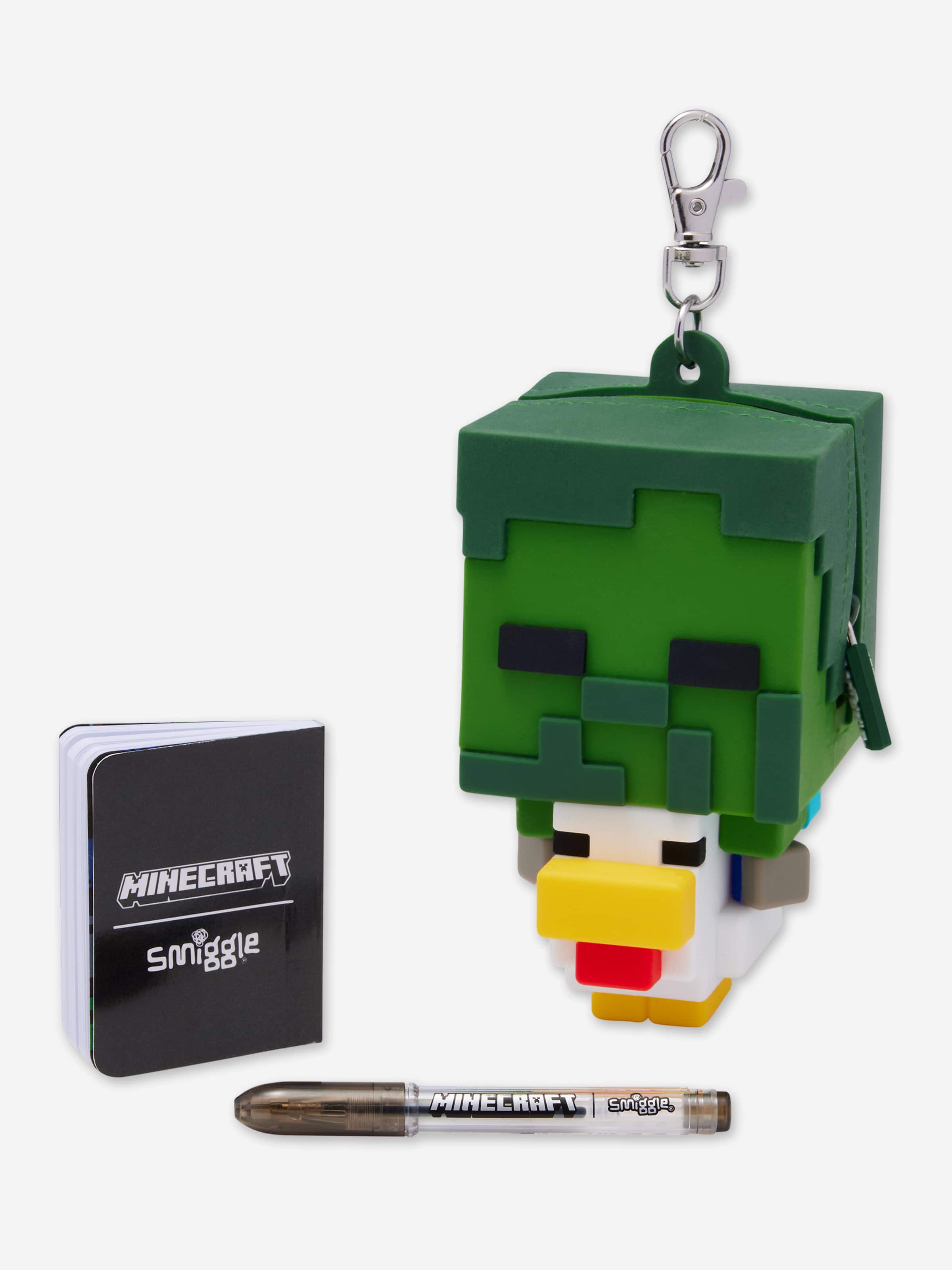 Minecraft Mini Notepad Keyring