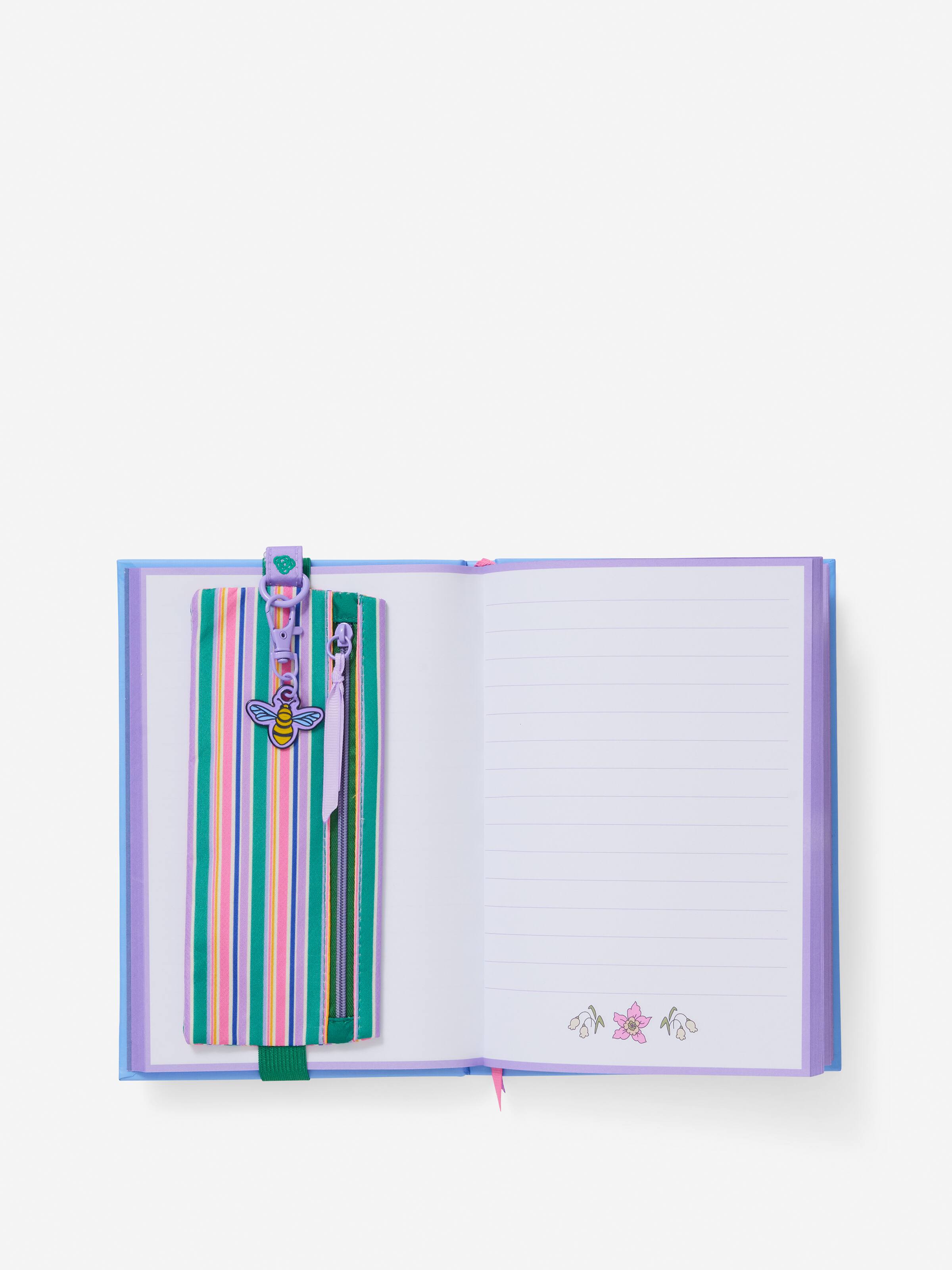 Floral A5 Notebook & Zip Pouch