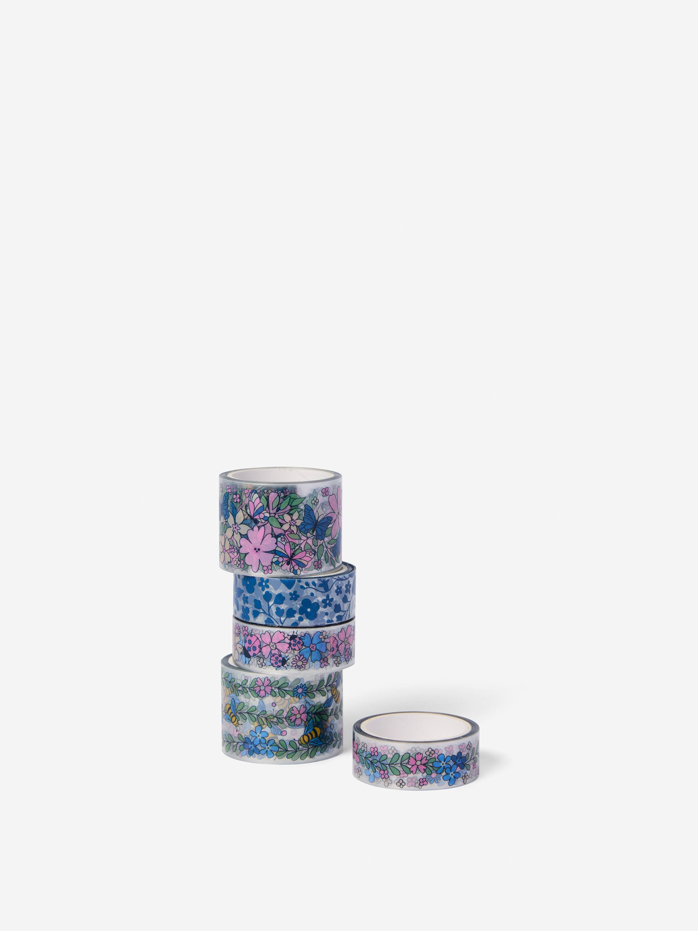 Floral Washi Tape 5 Pack