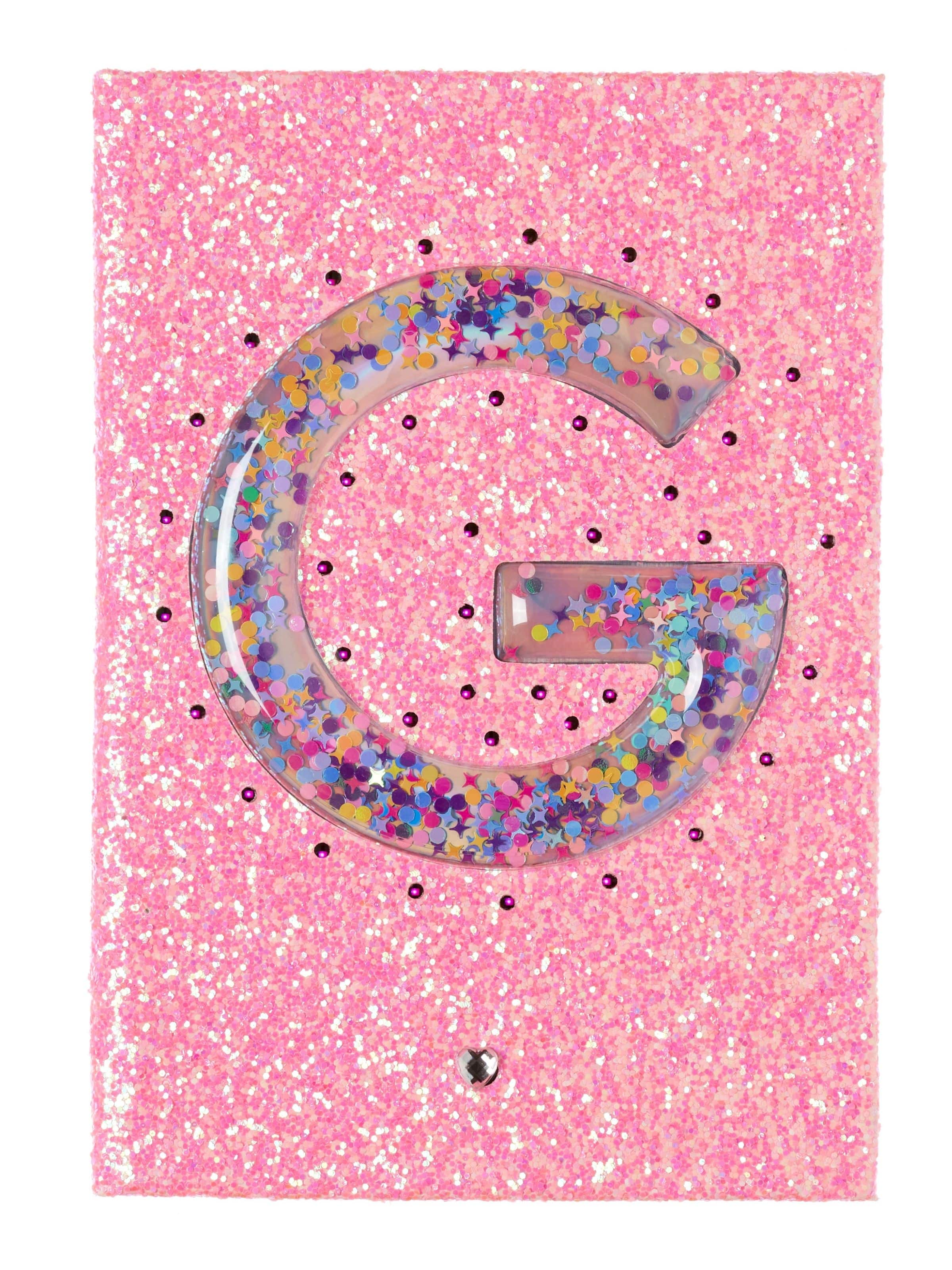 Light Up Glitter Alphabet A5 Notebook