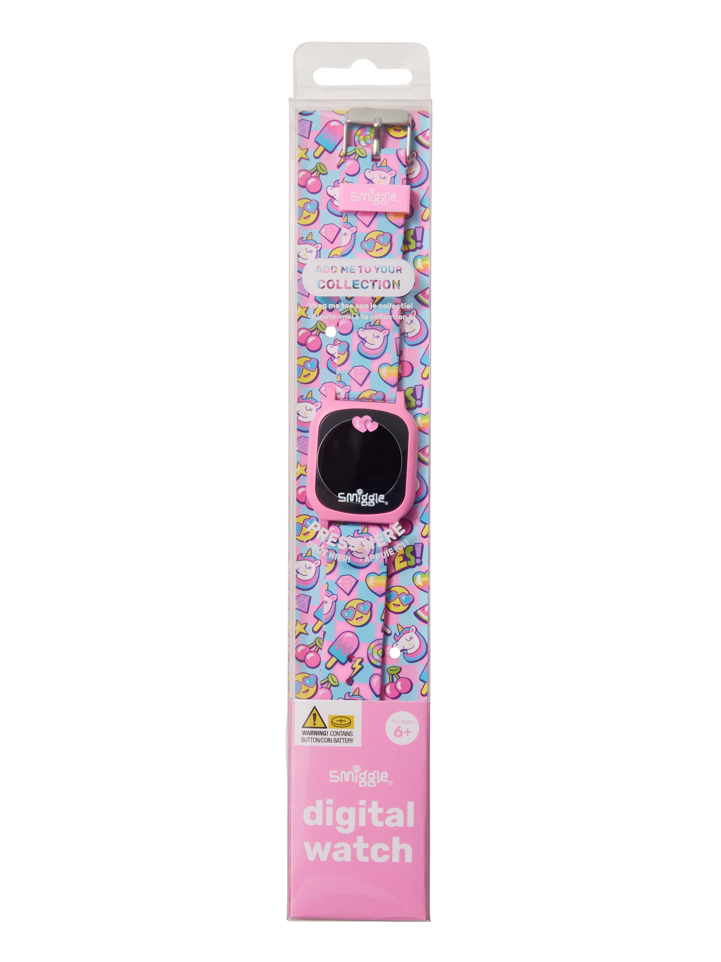 Check Light Up Digital Watch