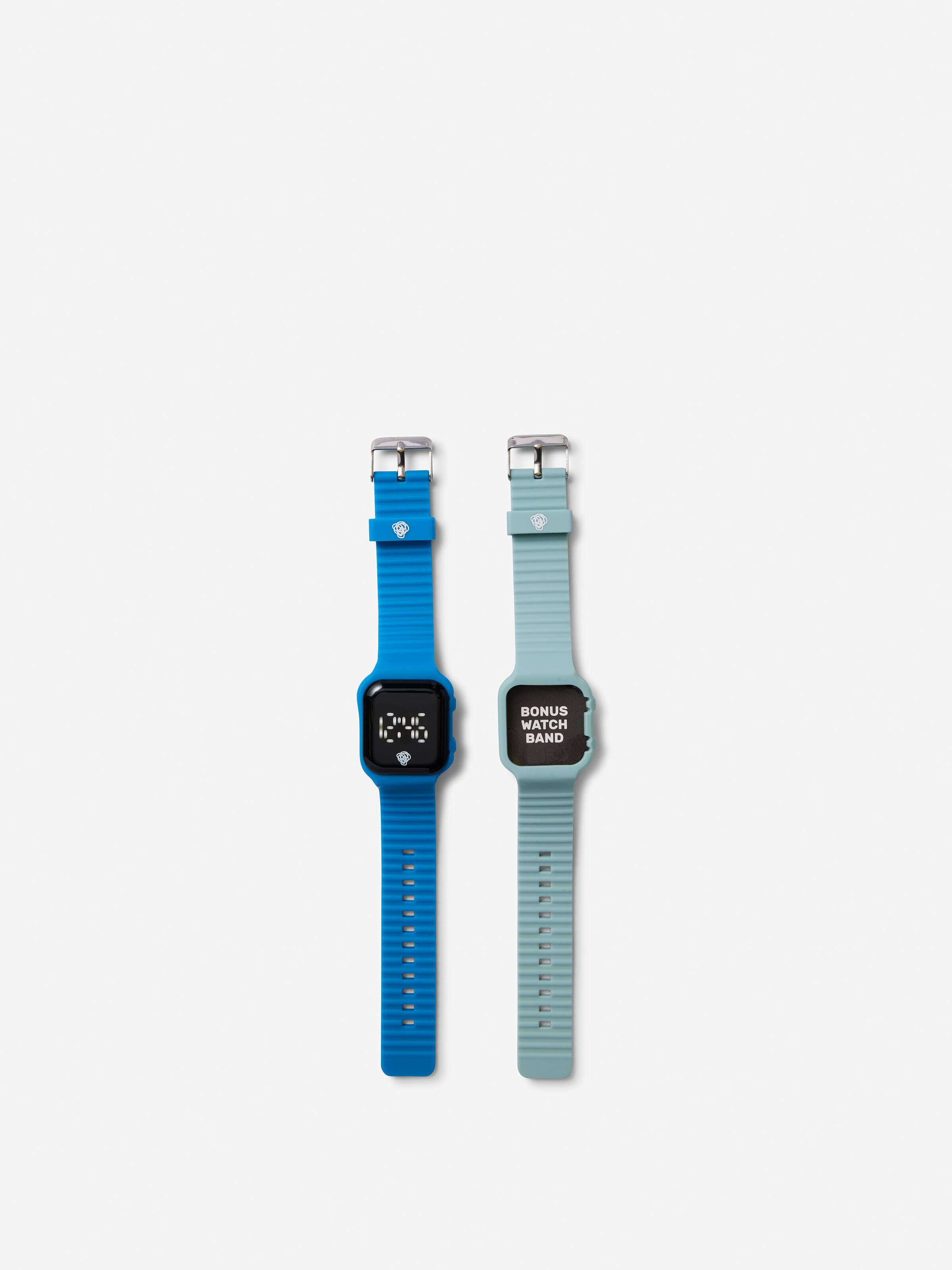 Digital Watch And Extra Watch Band