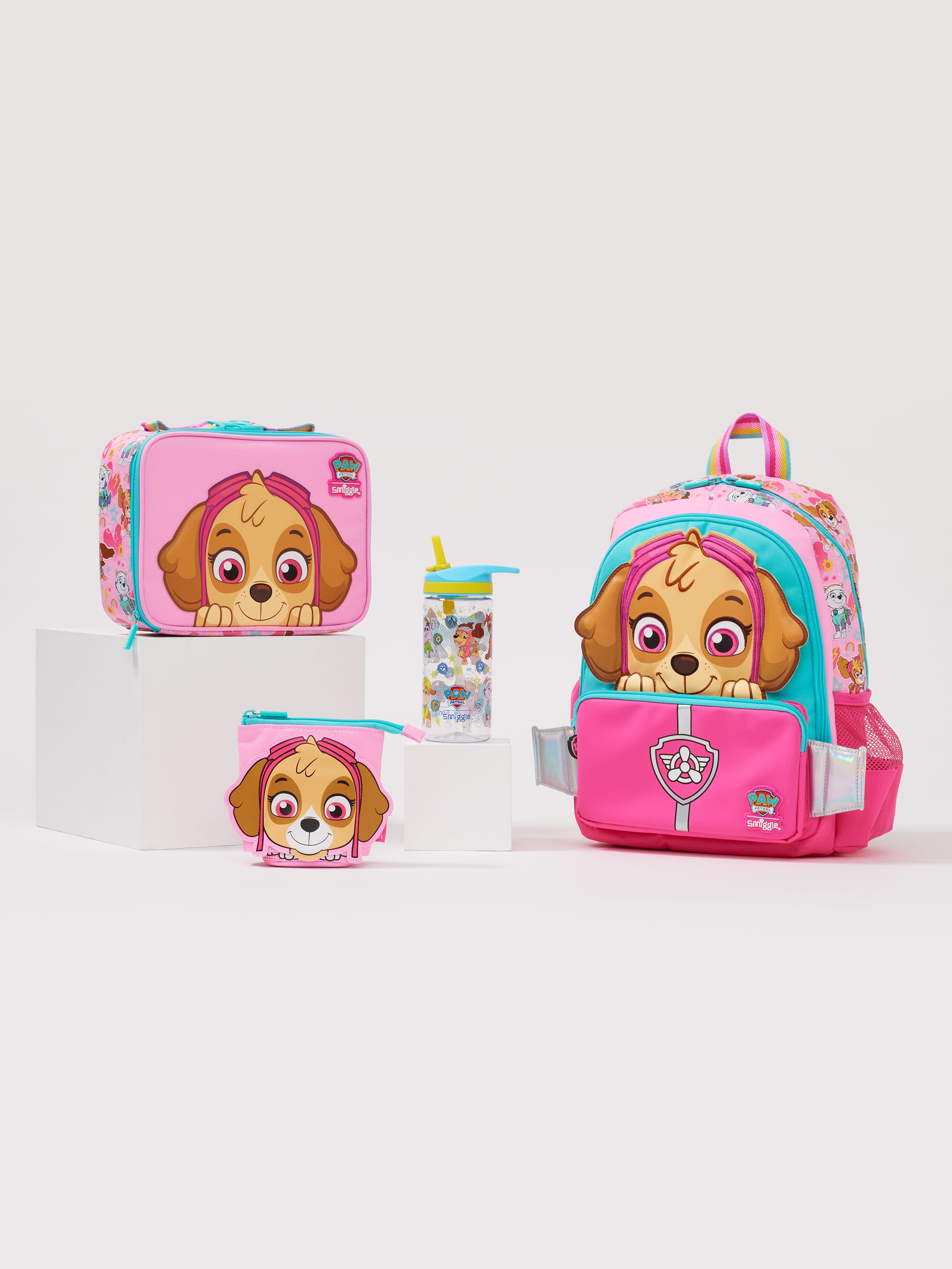 Paw Patrol Junior Character Backpack Bundle