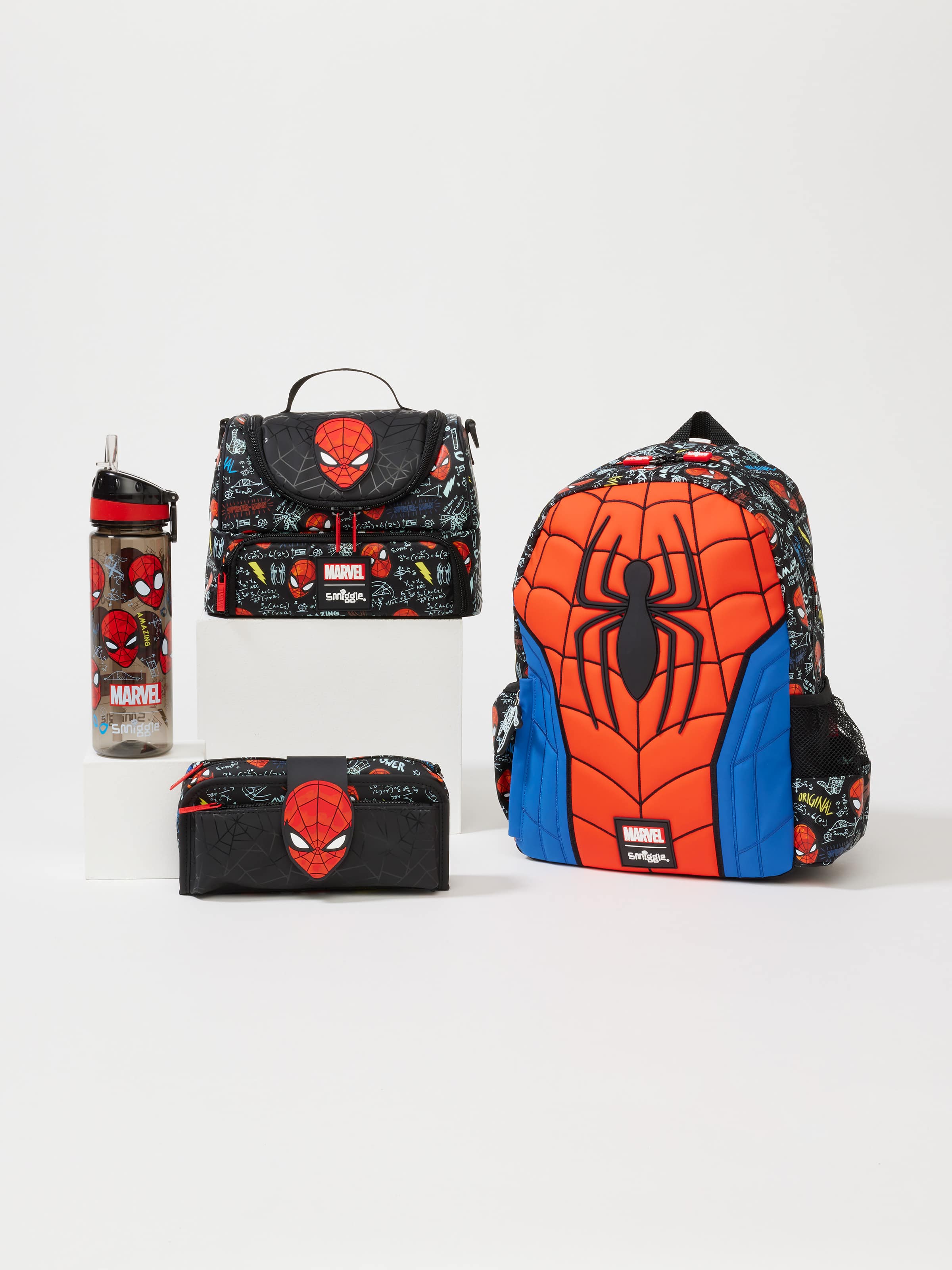Spider-Man 4 Piece Hoodie Backpack Bundle