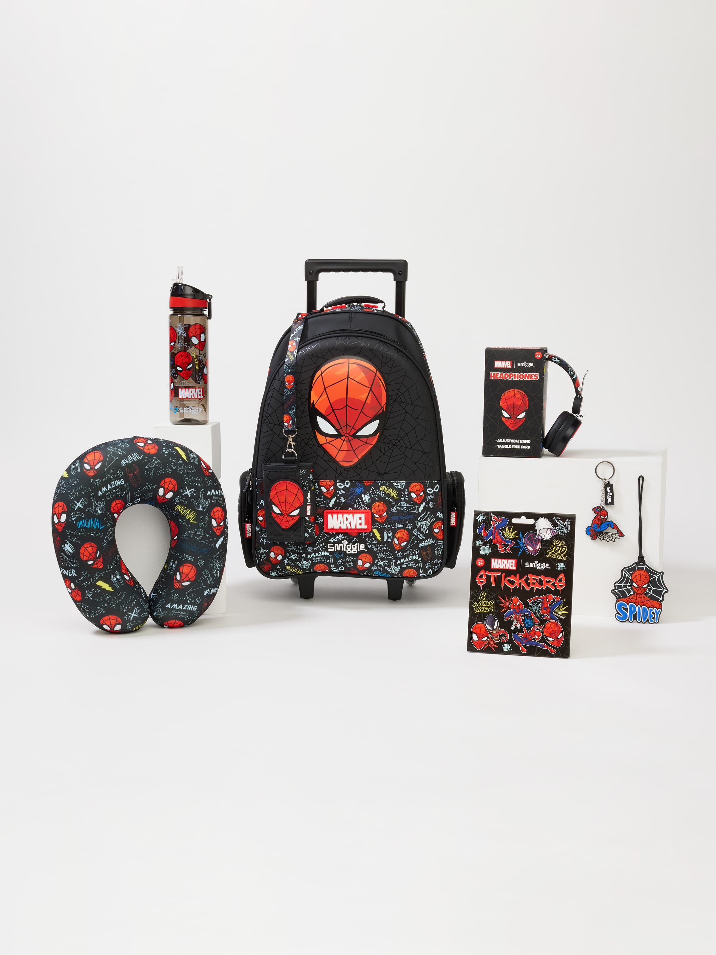 Spider-Man 8 Piece Mega Travel Bundle