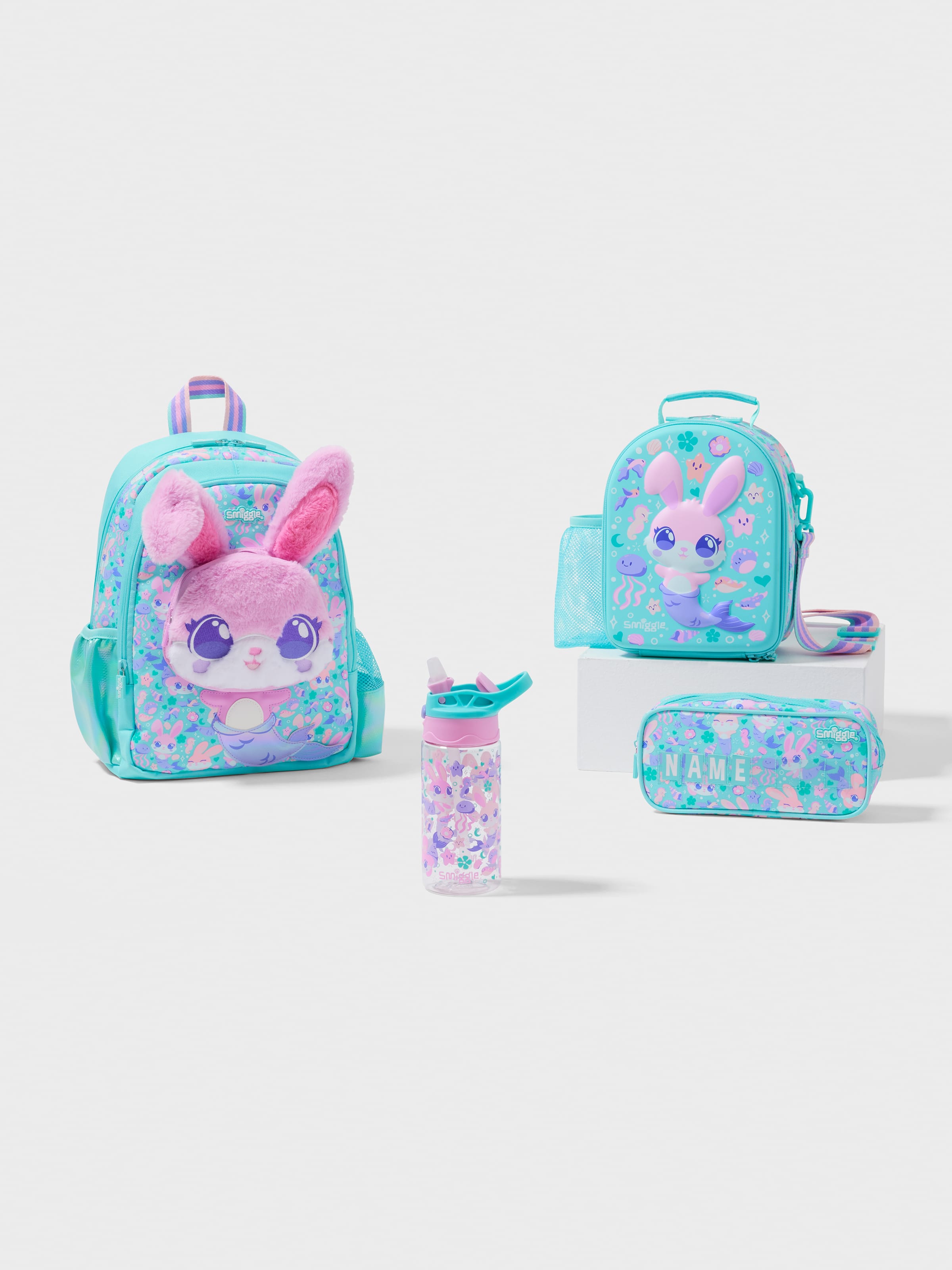 Curious 4 Piece Junior Character Backpack Bundle