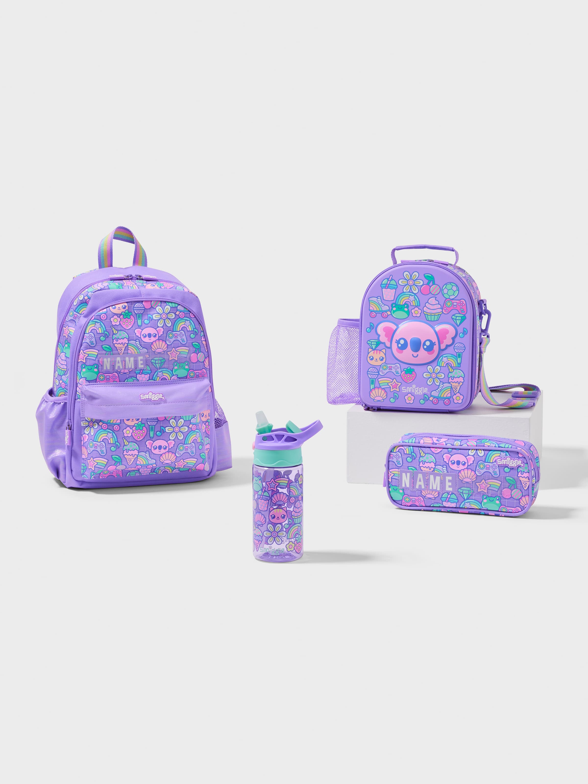 Curious 4 Piece Junior Id Backpack Bundle