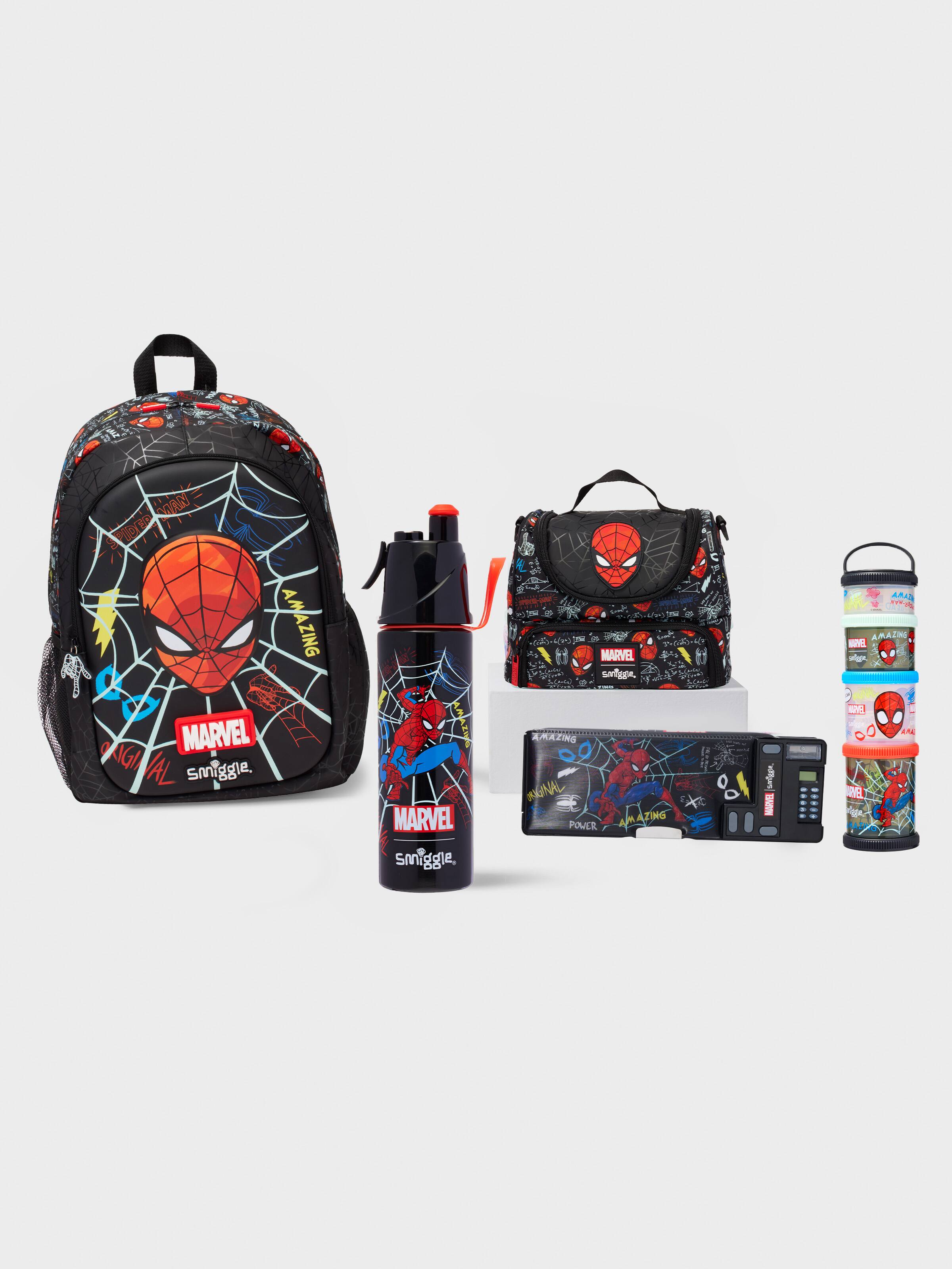 Spiderman 5 Piece School Bundle