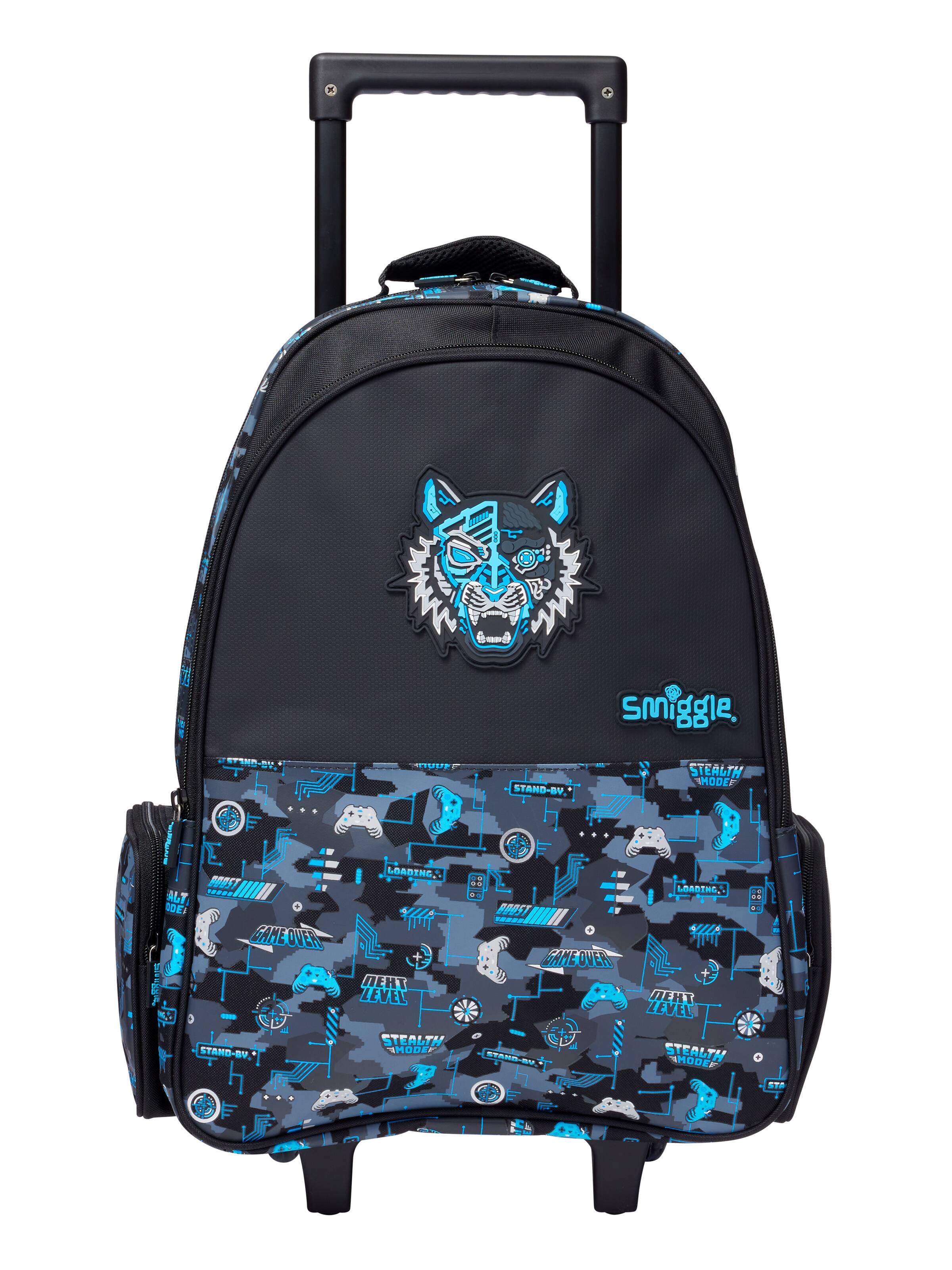Hi There Trolley Backpack With Light Up Wheels