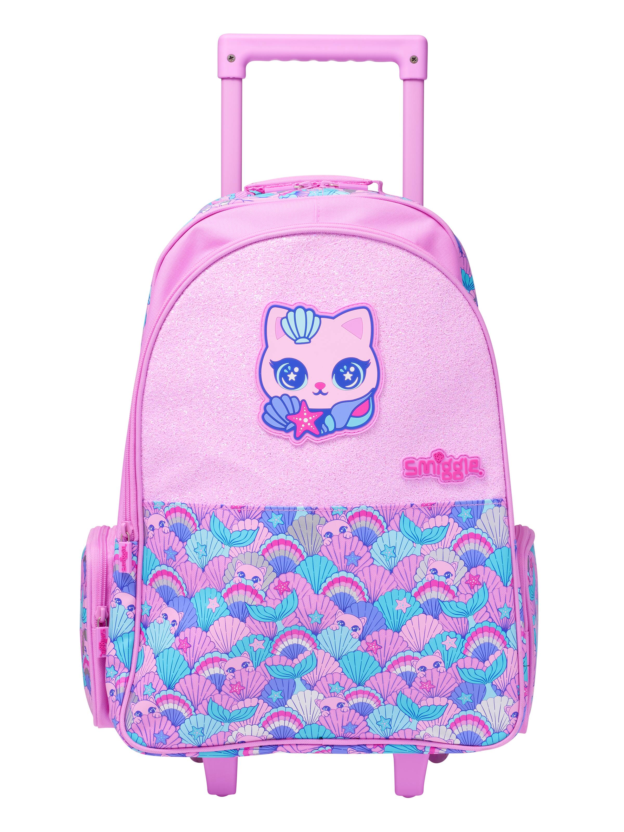 Hi There Trolley Backpack With Light Up Wheels