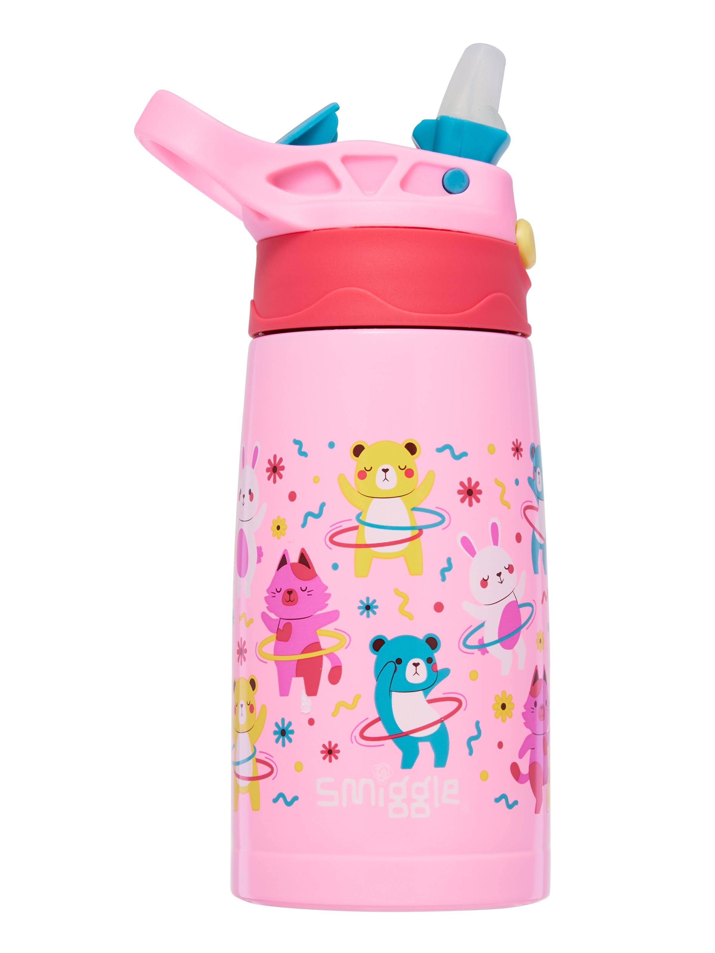 Lets Play Junior Stainless Steel Flip Drink Bottle 400Ml