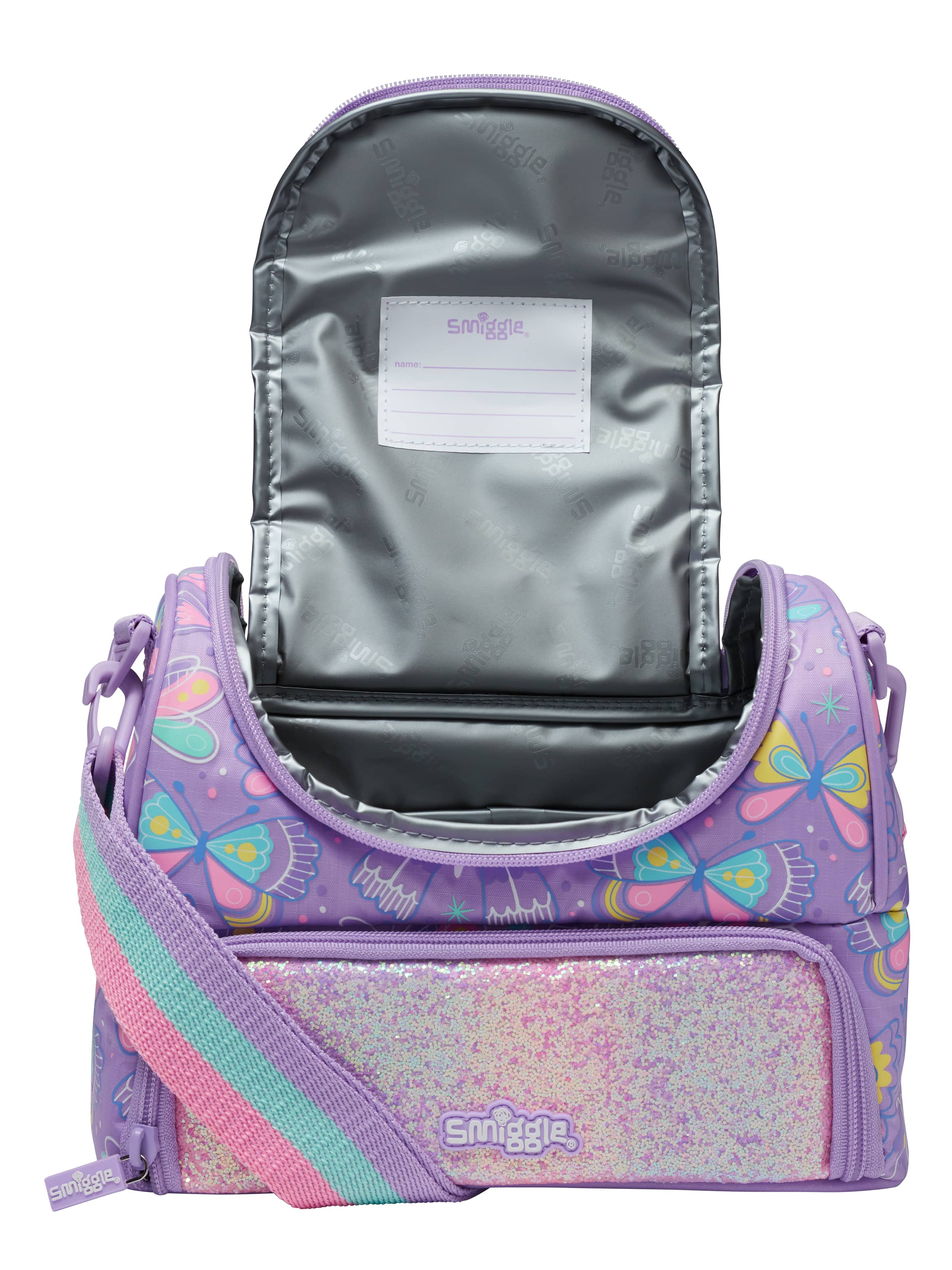 Flutter Double Decker Lunch Box With Strap