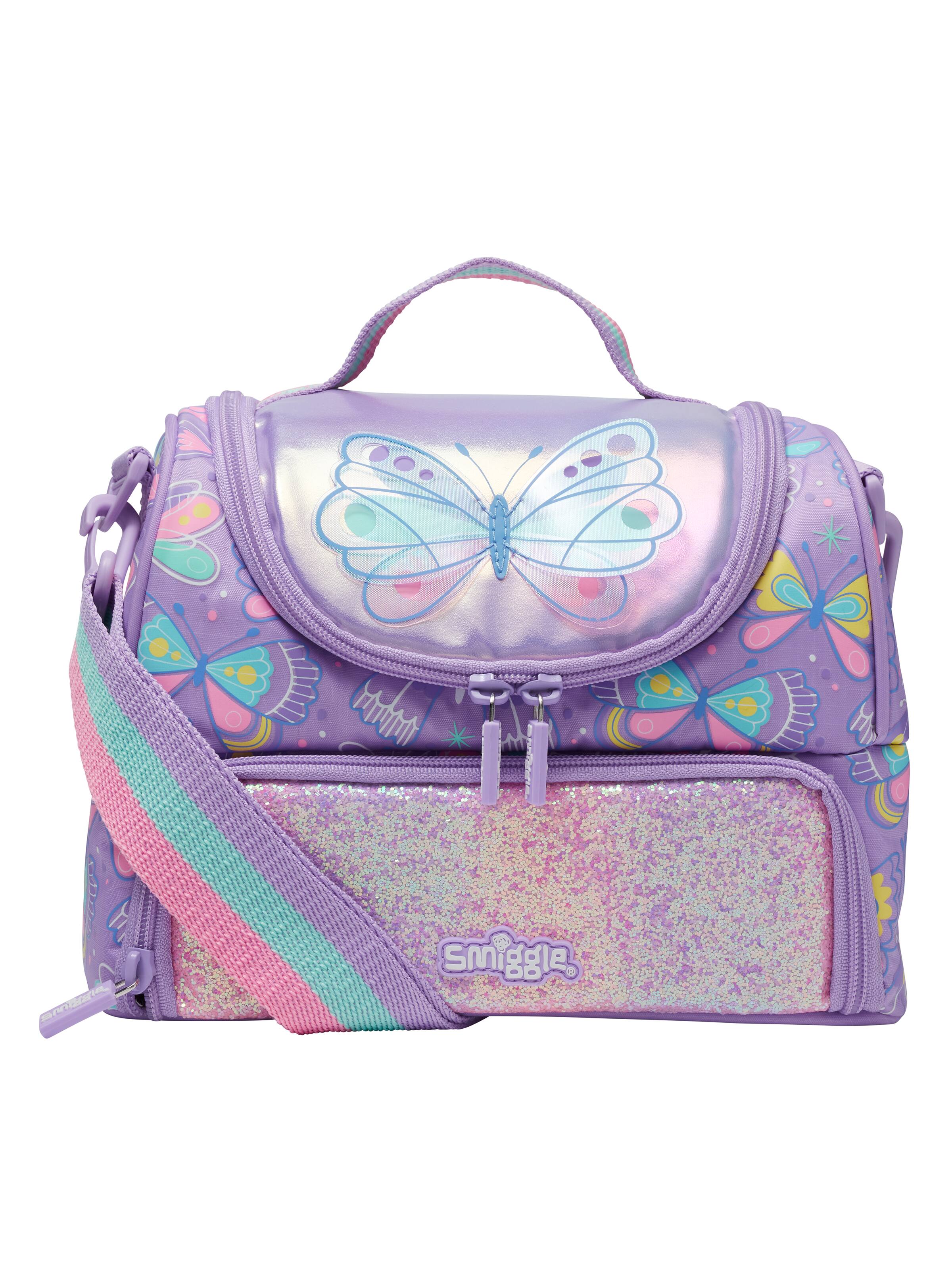 Flutter Double Decker Lunch Box With Strap
