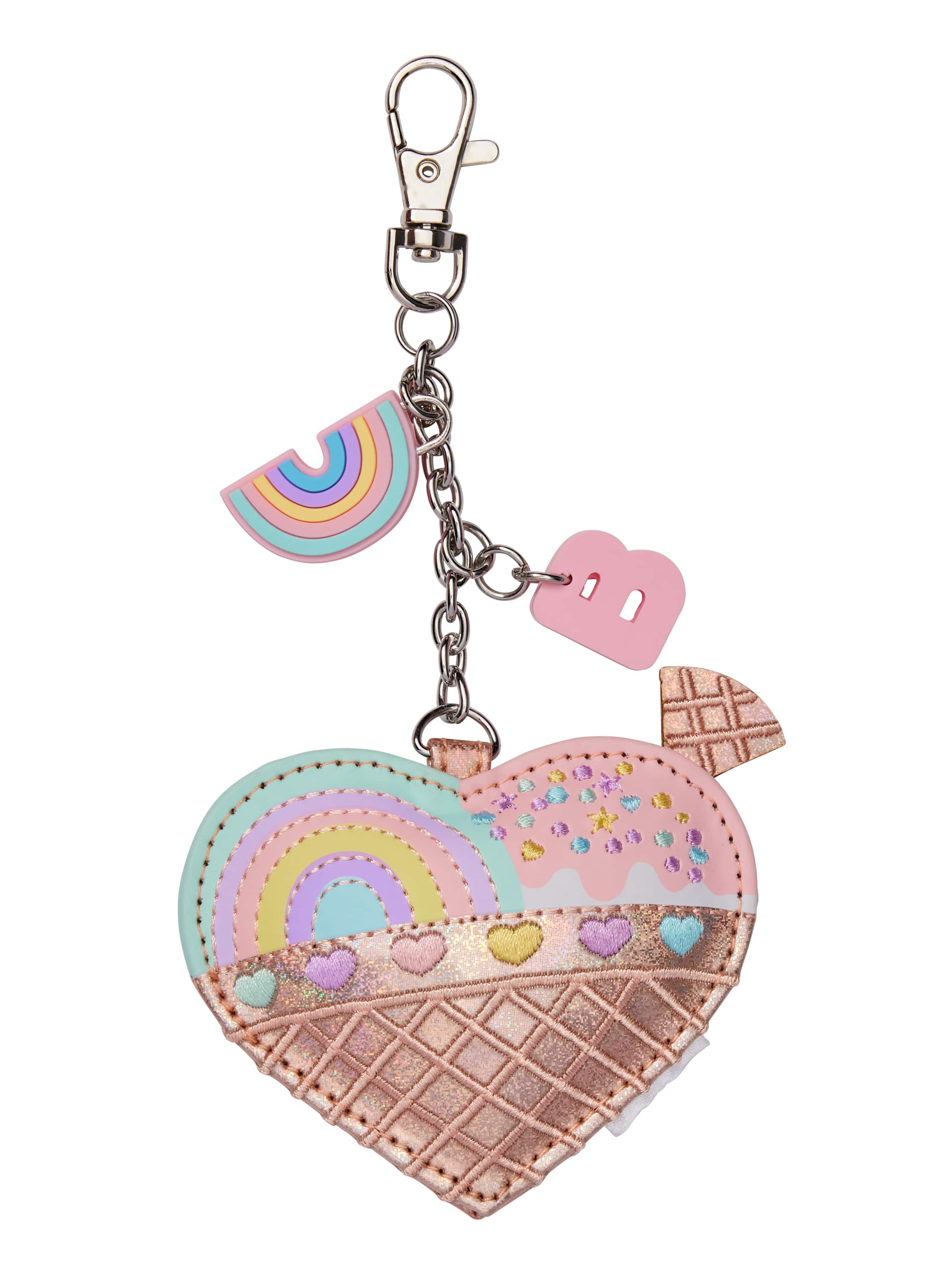 Heart Alphabet Keyring