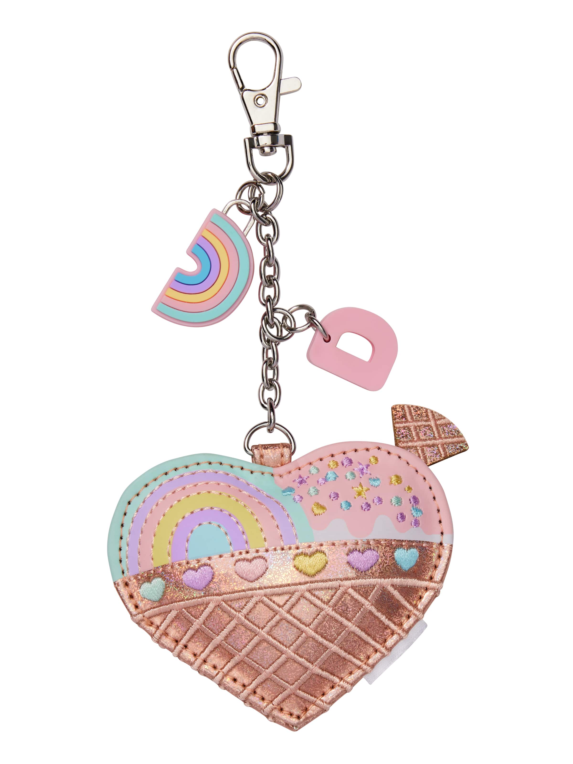 Heart Alphabet Keyring