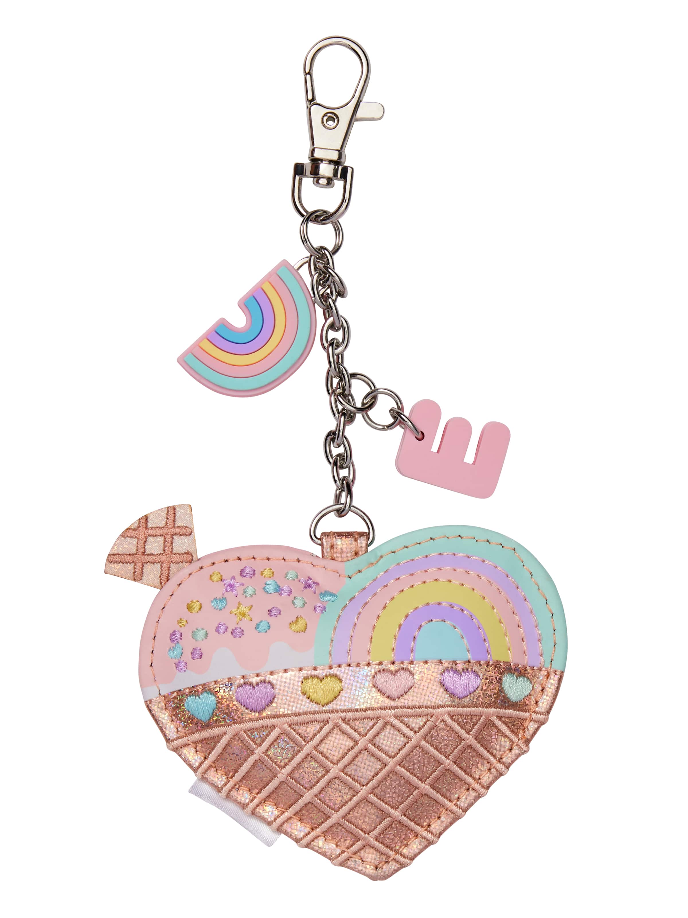 Heart Alphabet Keyring