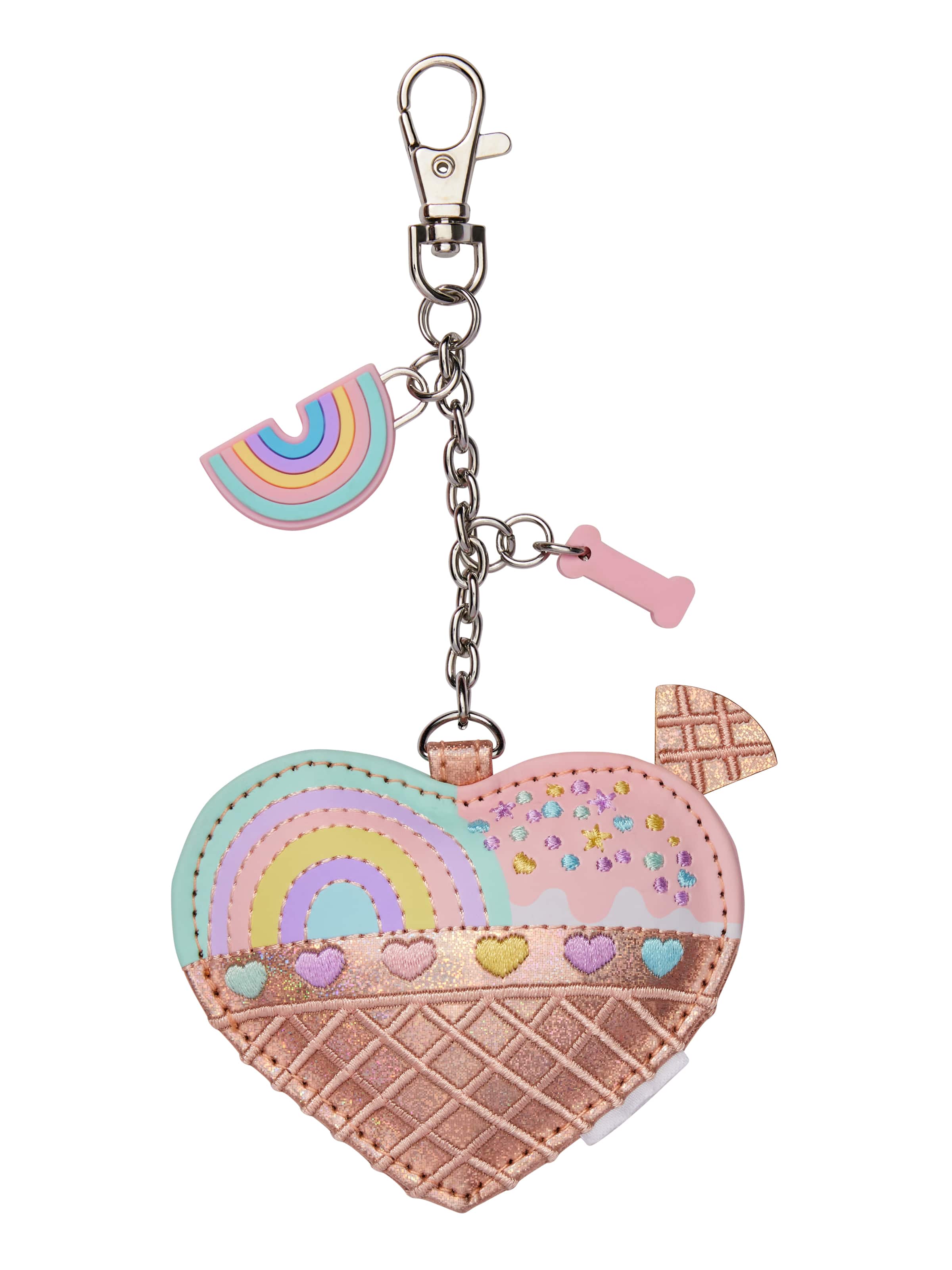 Heart Alphabet Keyring